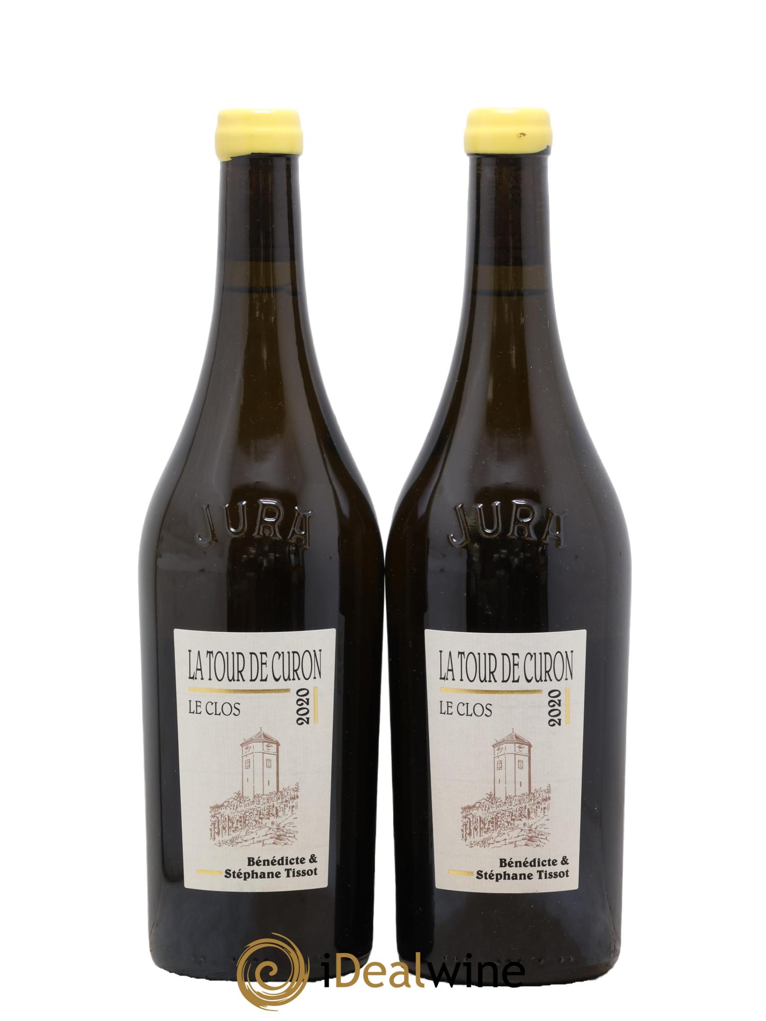 Arbois Chardonnay Le Clos de la Tour de Curon Bénédicte et Stéphane Tissot 2020 - Lot de 2 bouteilles - 0