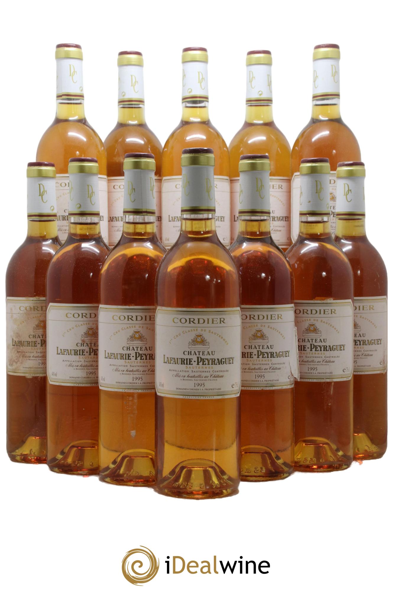 Château Lafaurie-Peyraguey 1er Grand Cru Classé 1995 - Lot de 12 bouteilles - 0