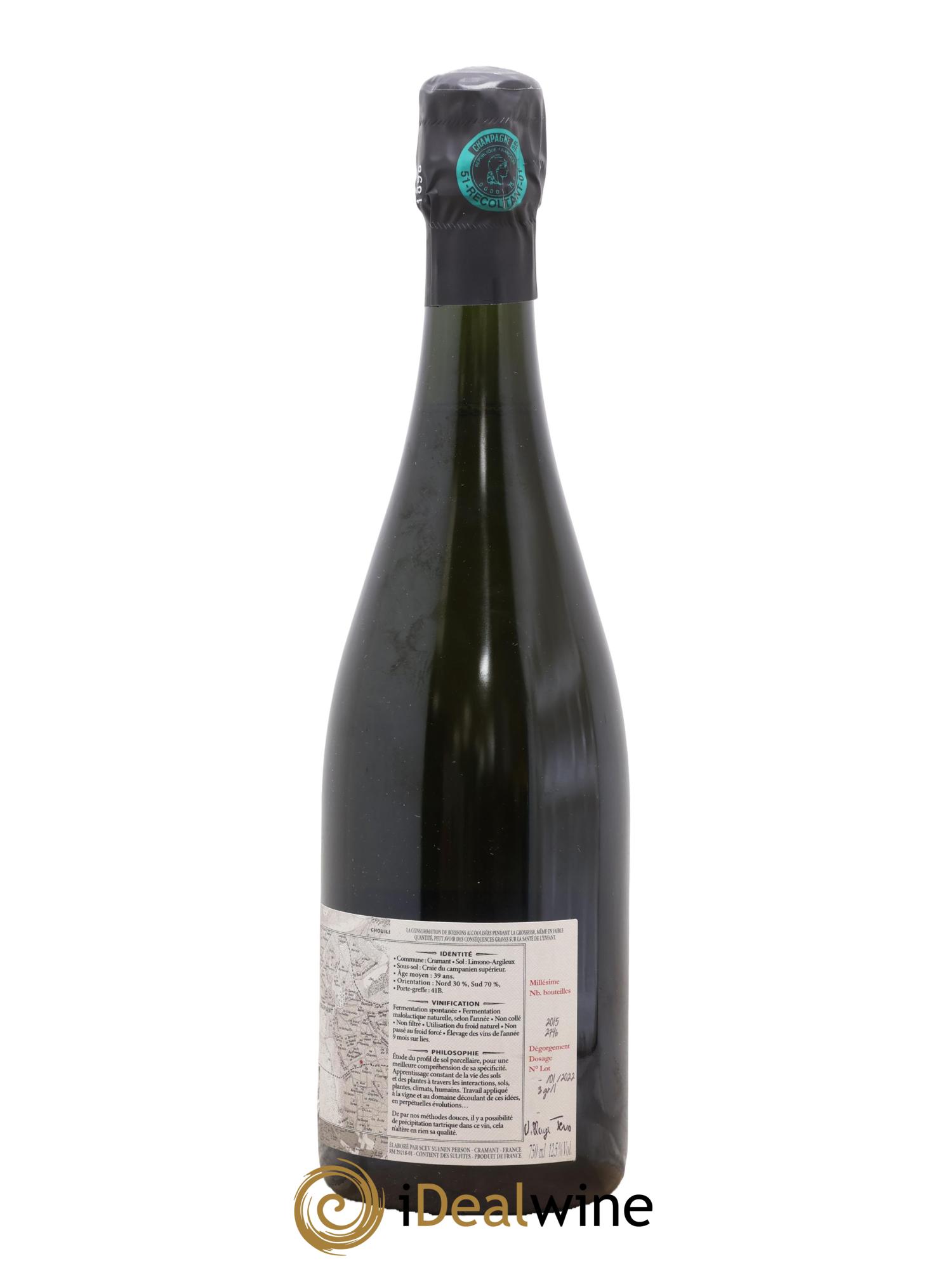 Les Robarts Blanc de Blancs Extra-Brut Suenen 2015 - Lot de 1 bouteille - 1