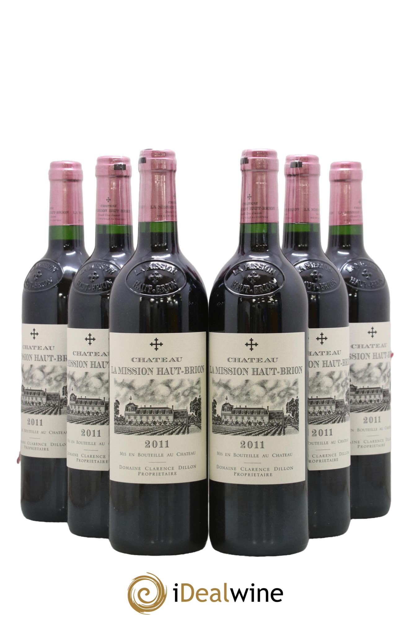 Château la Mission Haut-Brion Cru Classé de Graves 2011 - Lot de 6 bouteilles - 0