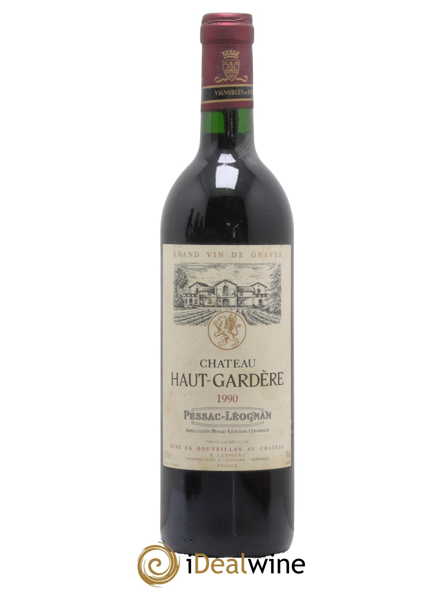Château Haut-Gardère 1990 - Lot de 1 bouteille - 0
