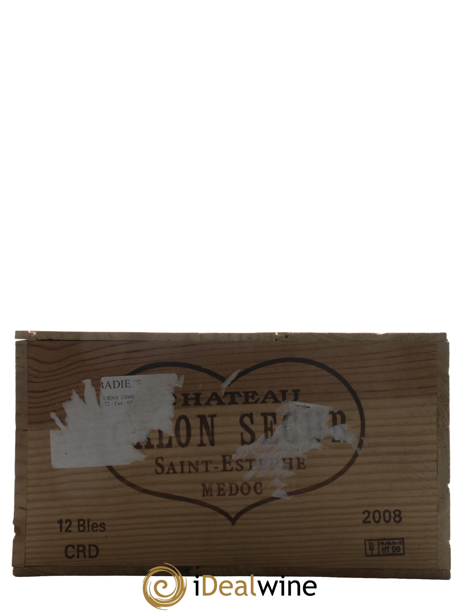 Château Calon Ségur 3ème Grand Cru Classé 2008 - Lotto di 12 bottiglie - 5