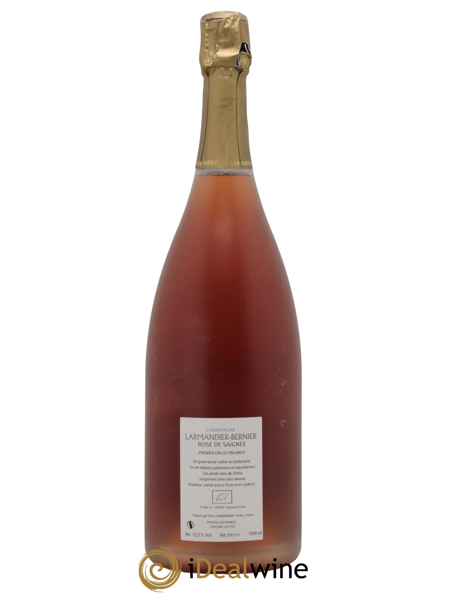 Rosé de saignée 1er Cru Extra-Brut Larmandier-Bernier - Lot of 1 magnum - 1