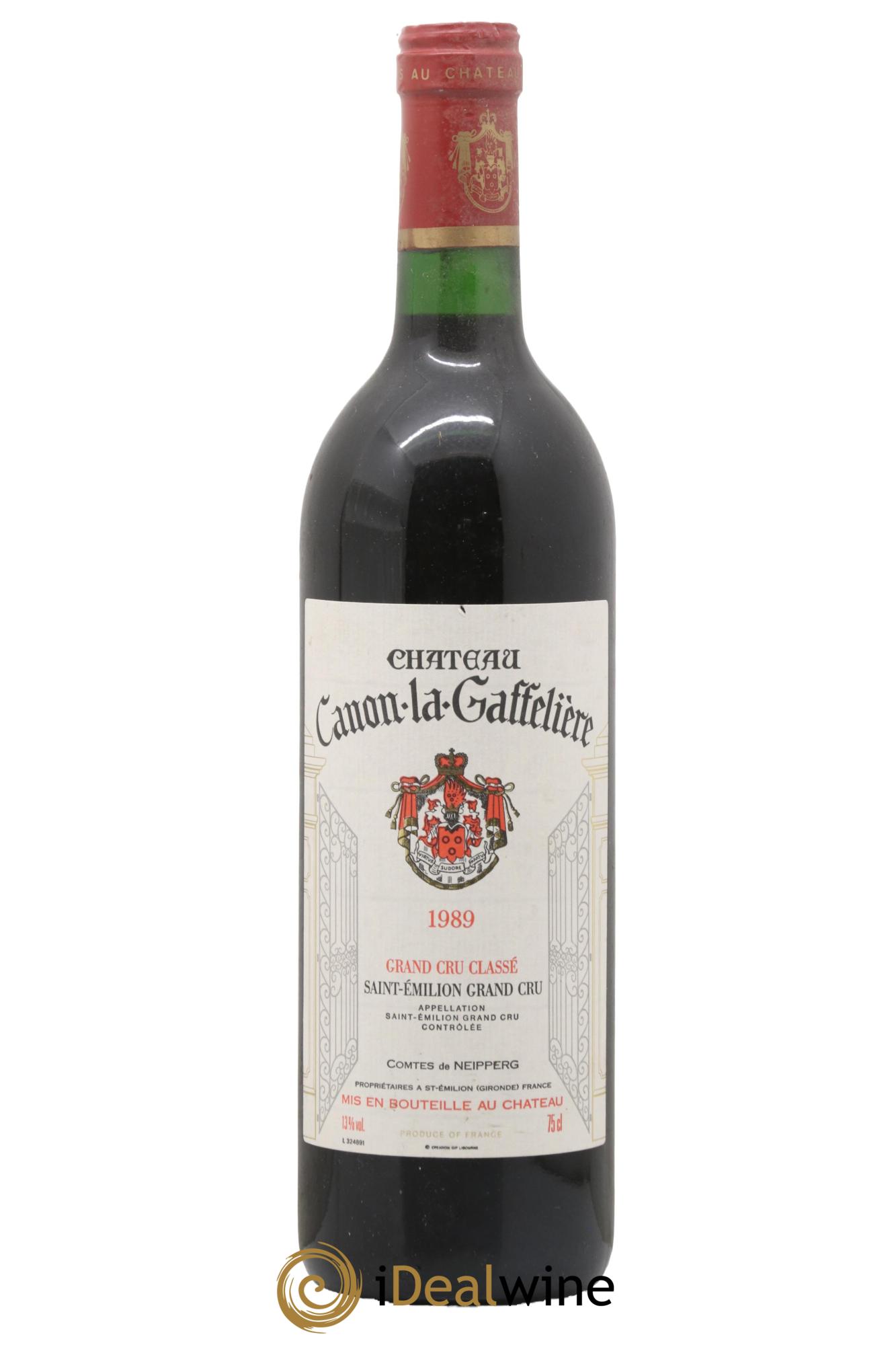 Château Canon la Gaffelière 1er Grand Cru Classé B 1989 - Lot of 1 bottle - 0