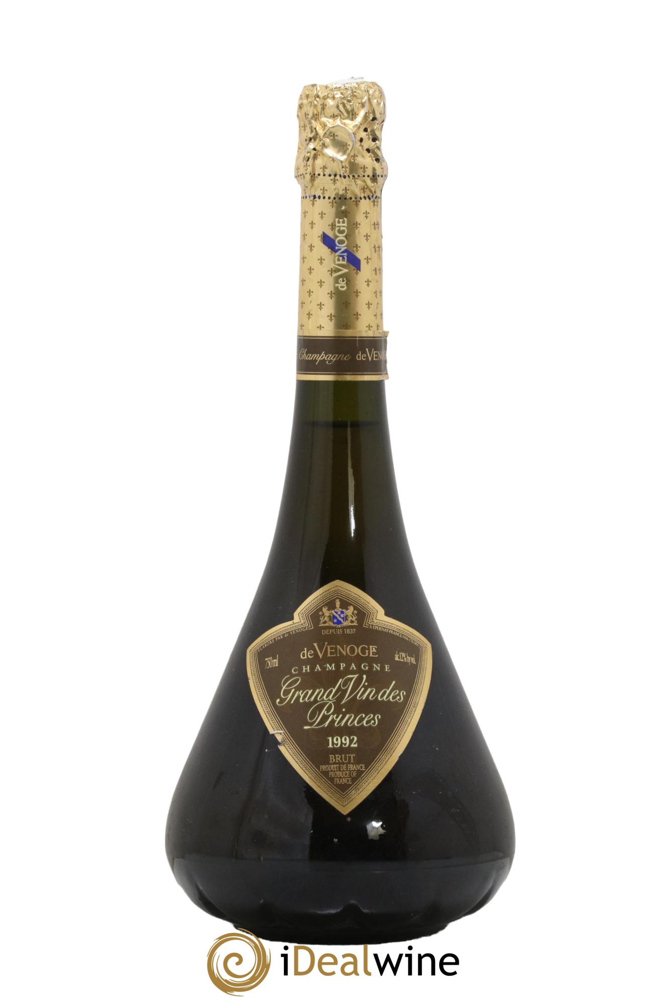 Cuvée des Princes De Venoge 1992 - Lot de 1 bouteille - 0