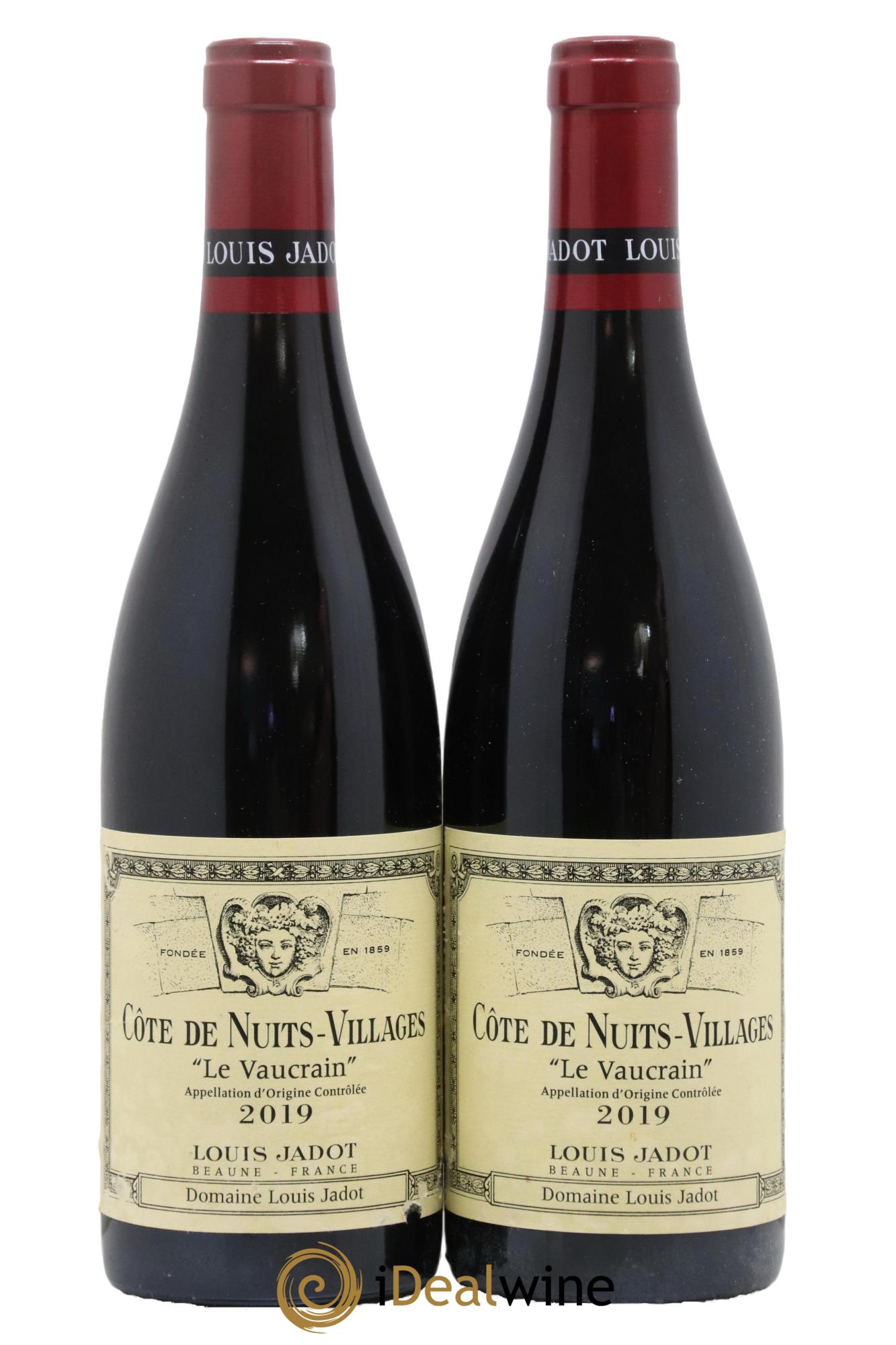 Côte de Nuits-Villages Le Vaucrain Louis Jadot 2019 - Lot of 2 bottles - 0