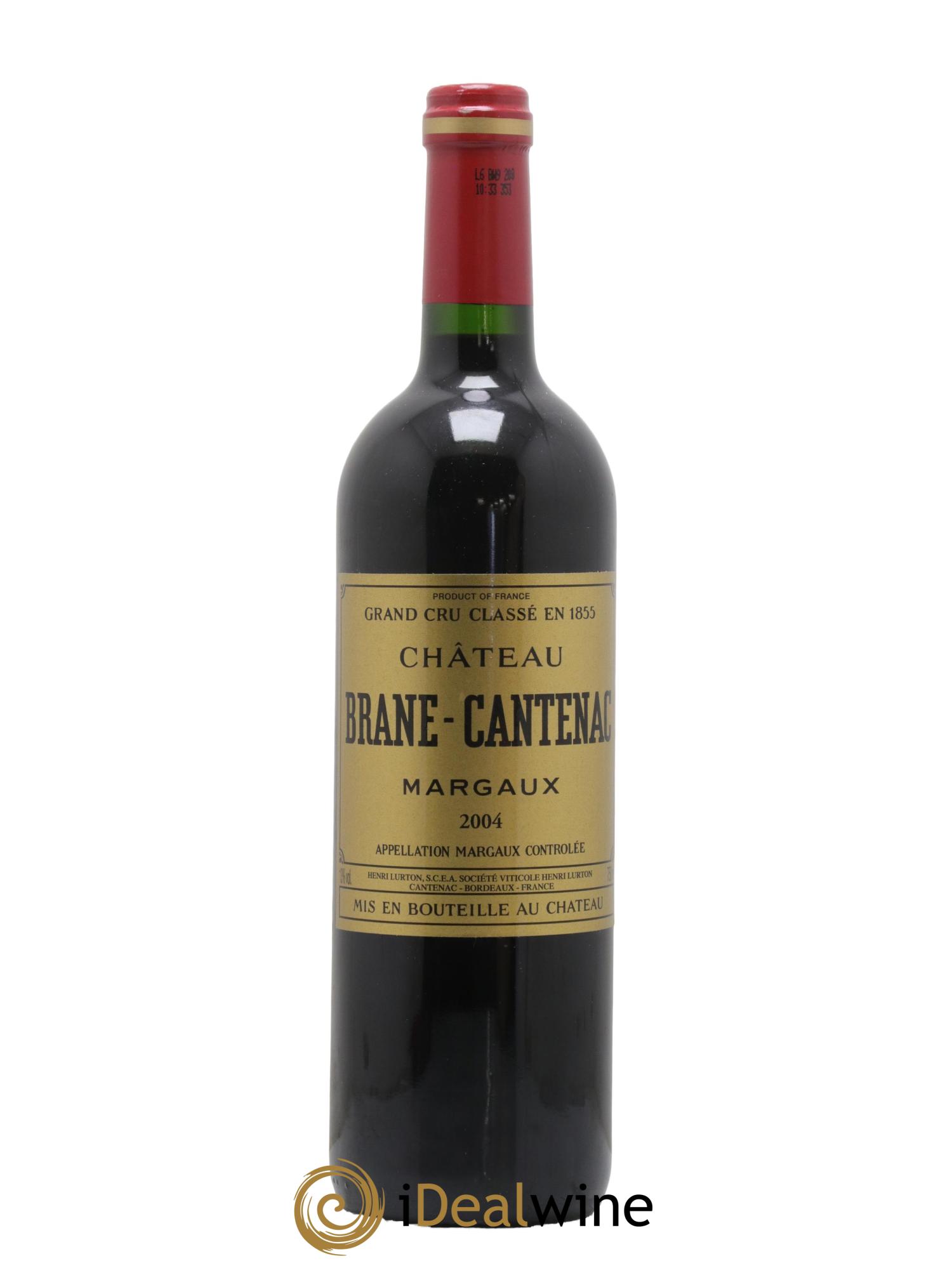 Château Brane Cantenac 2ème Grand Cru Classé 2004 - Lot de 1 bouteille - 0