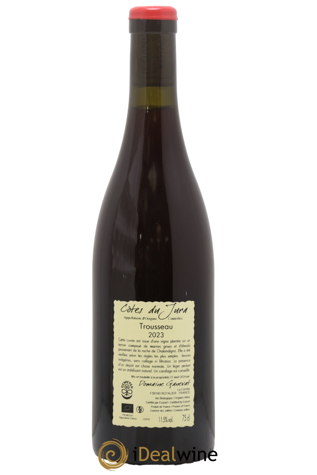 Côtes du Jura Plein Sud Jean-François Ganevat (Domaine) 2023 - Lot de 1 bouteille - 1