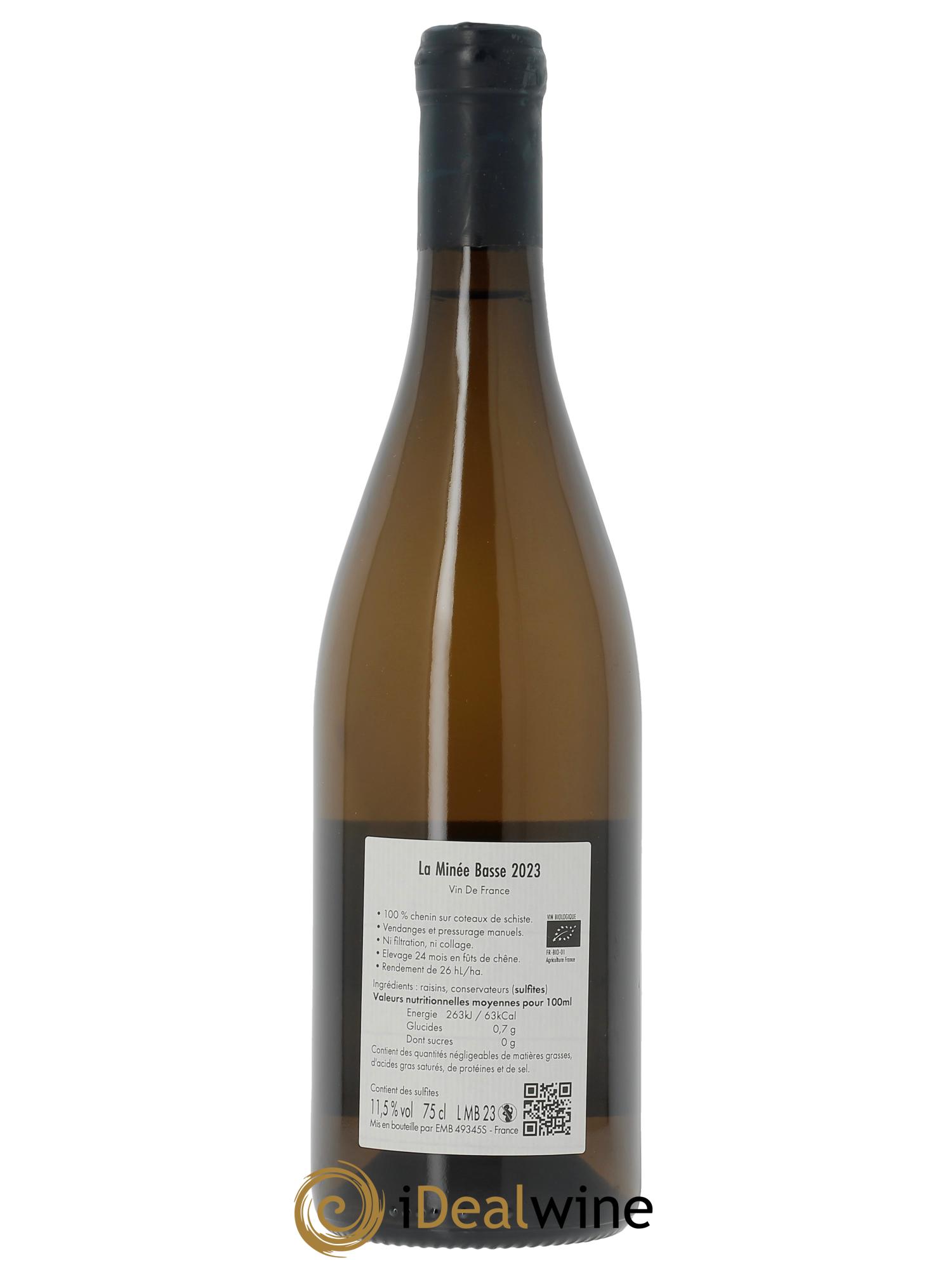 Vin de France Minée Basse Château de Bonnezeaux  2023 - Lotto di 1 bottiglia - 1