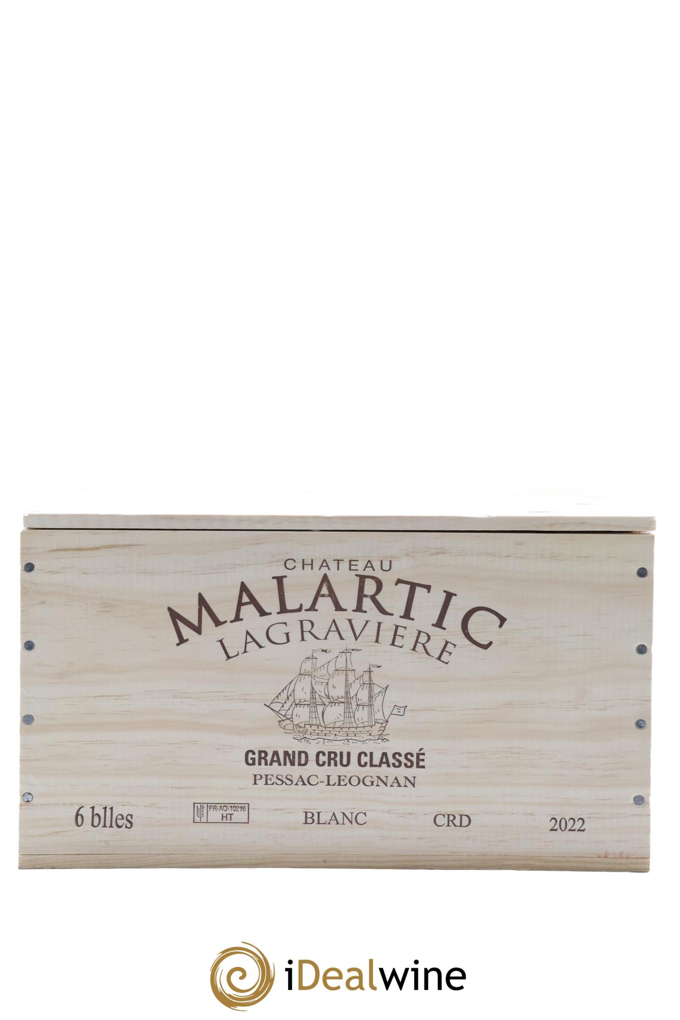 Château Malartic-Lagravière Cru Classé de Graves 2022 - Lot de 6 bouteilles - 1