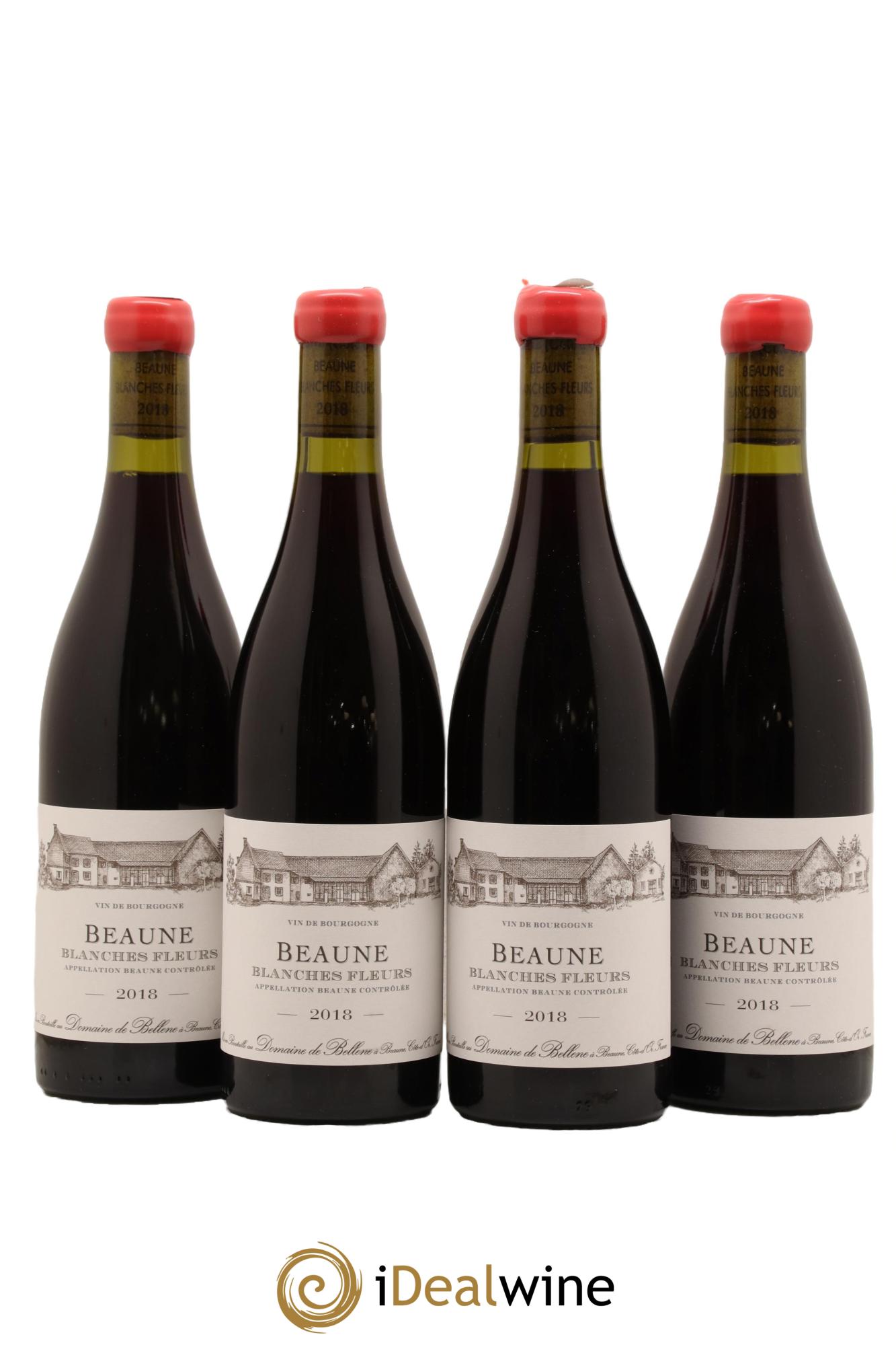 Beaune Blanches Fleurs Domaine de Bellene 2018 - Lot de 4 bouteilles - 0