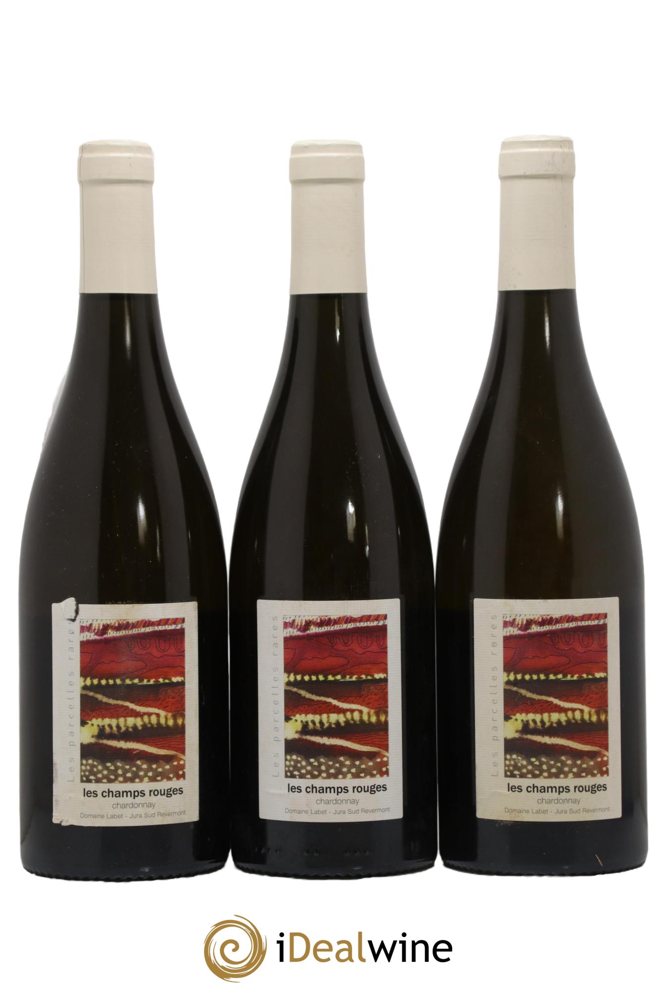 Côtes du Jura Chardonnay Les Champs Rouges Romain - Julien - Charline Labet 2019 - Lotto di 3 bottiglie - 0