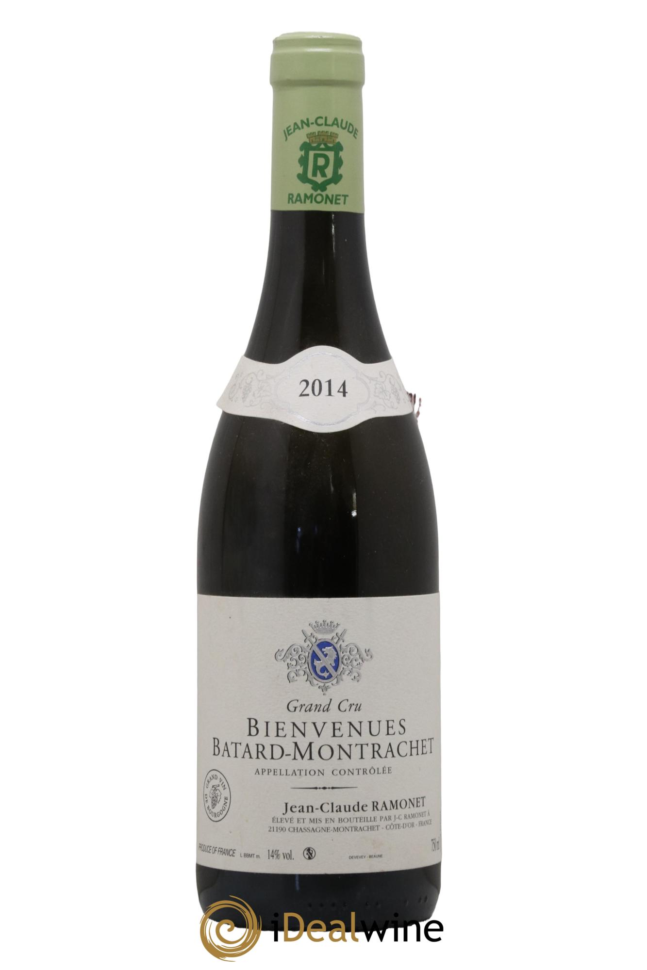 Bienvenues-Bâtard-Montrachet Grand Cru Ramonet (Domaine) 2014 - Posten von 1 Flasche - 0