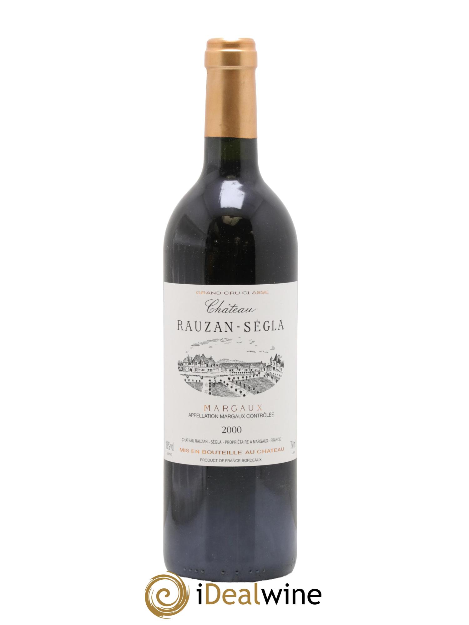 Château Rauzan Ségla Grand Cru Classé 2000 - Lot de 1 bouteille - 0