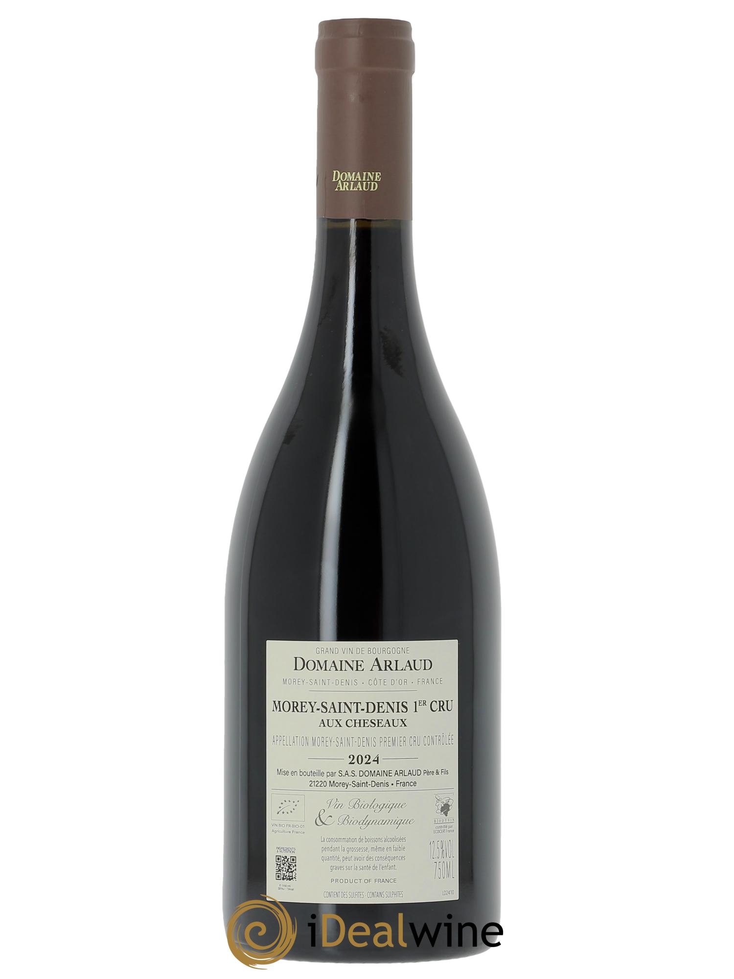 Morey-Saint-Denis 1er Cru Aux Chéseaux Arlaud 2024 - Lot de 1 bouteille - 1