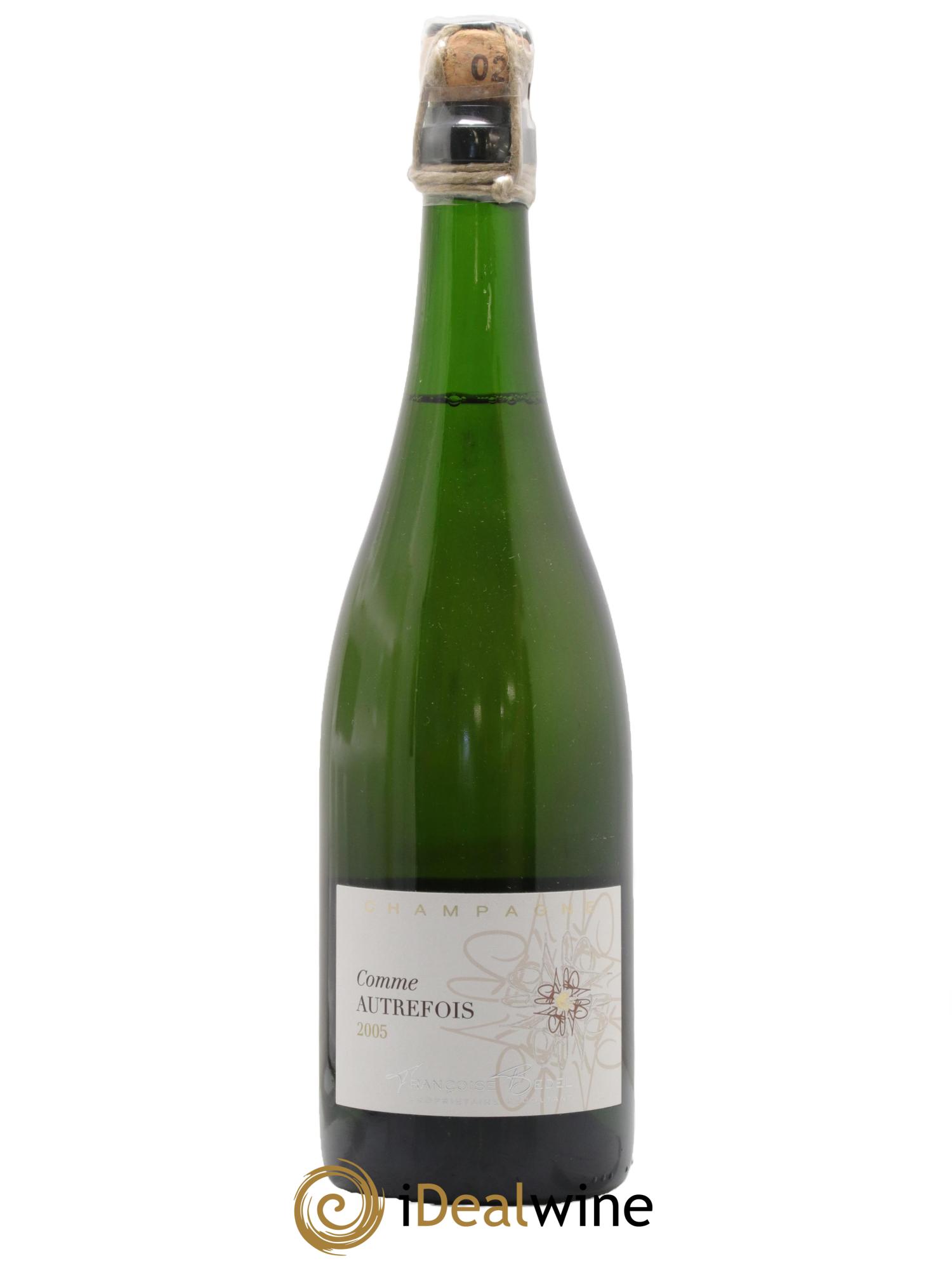 Comme Autrefois Brut Françoise Bedel et Fils 2005 - Lot de 1 bouteille - 0
