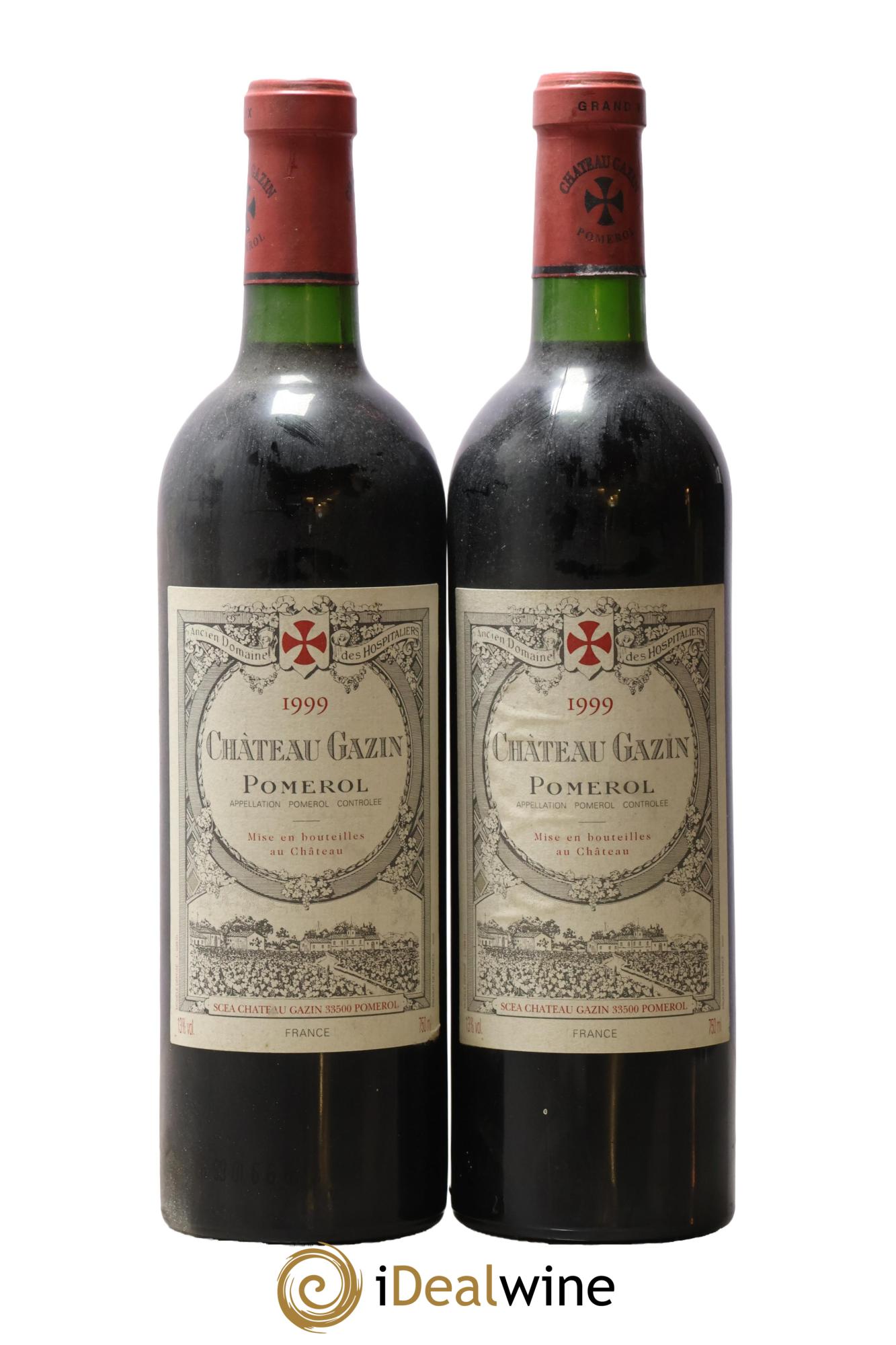 Château Gazin 1999 - Lot of 2 bottles - 0