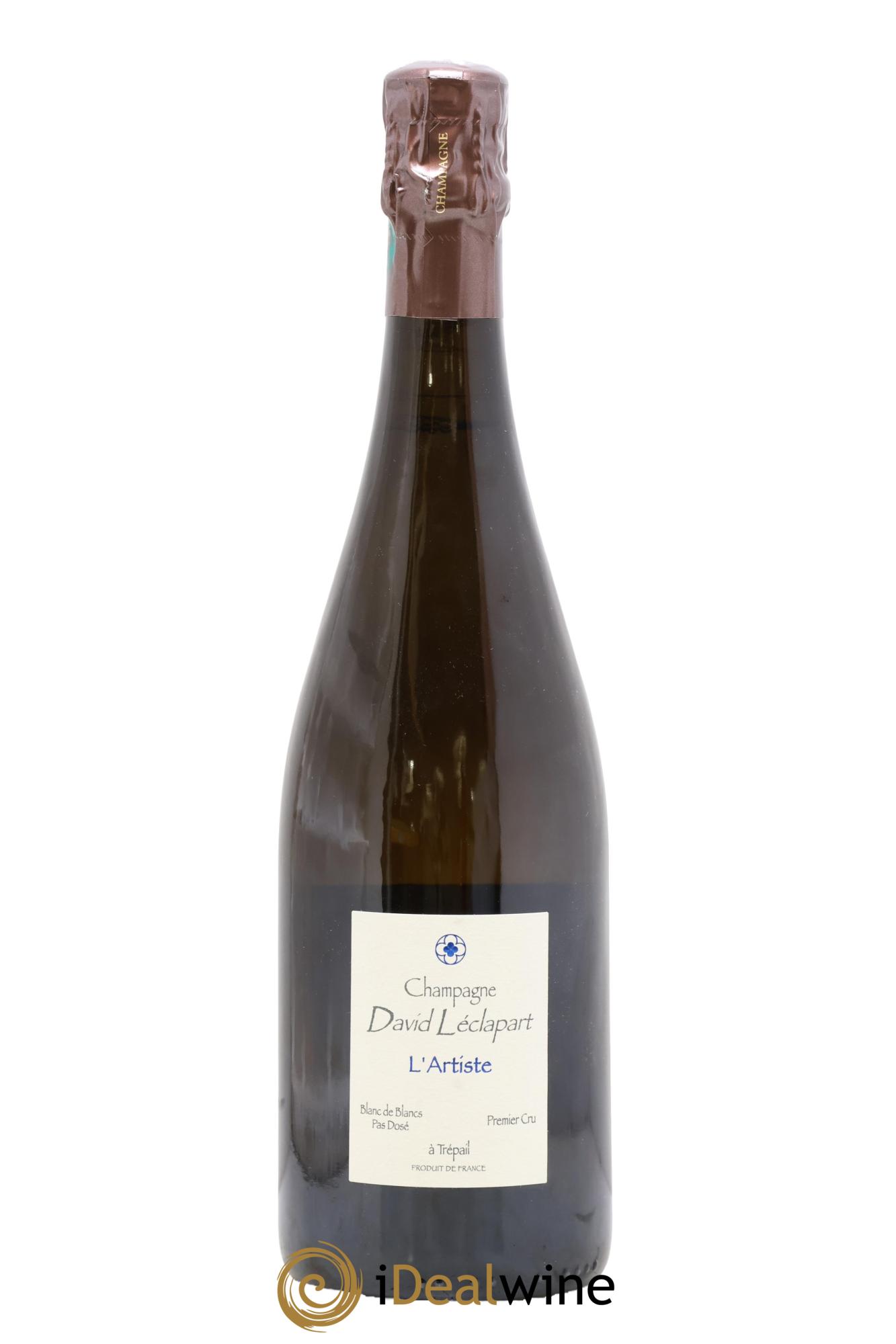 L'Artiste Blanc de Blancs 1er Cru Extra-Brut LV20 David Leclapart 2020 - Lot de 1 bouteille - 0