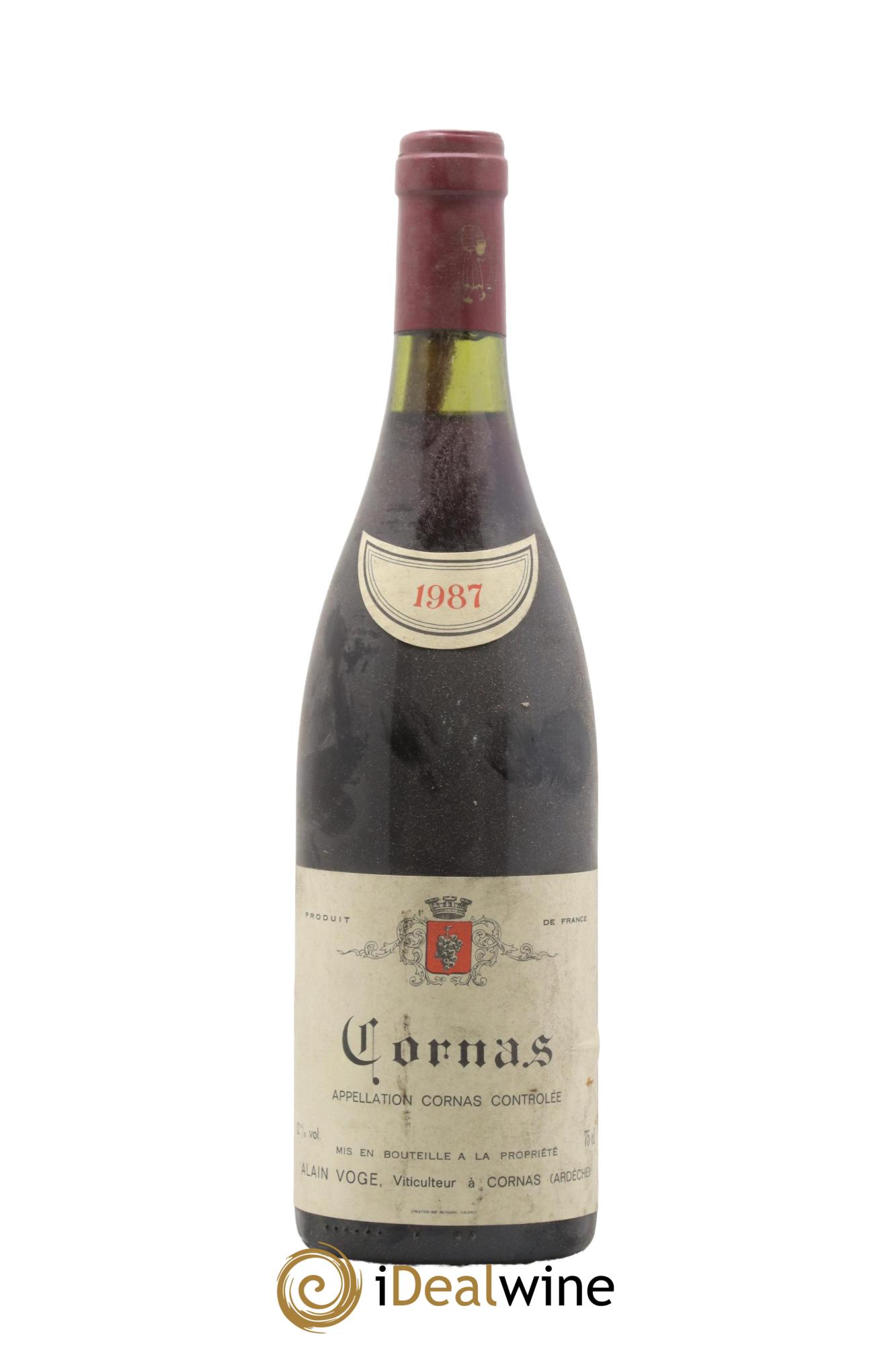 Cornas Domaine Alain Voge 1987 - Lot de 1 bouteille - 0
