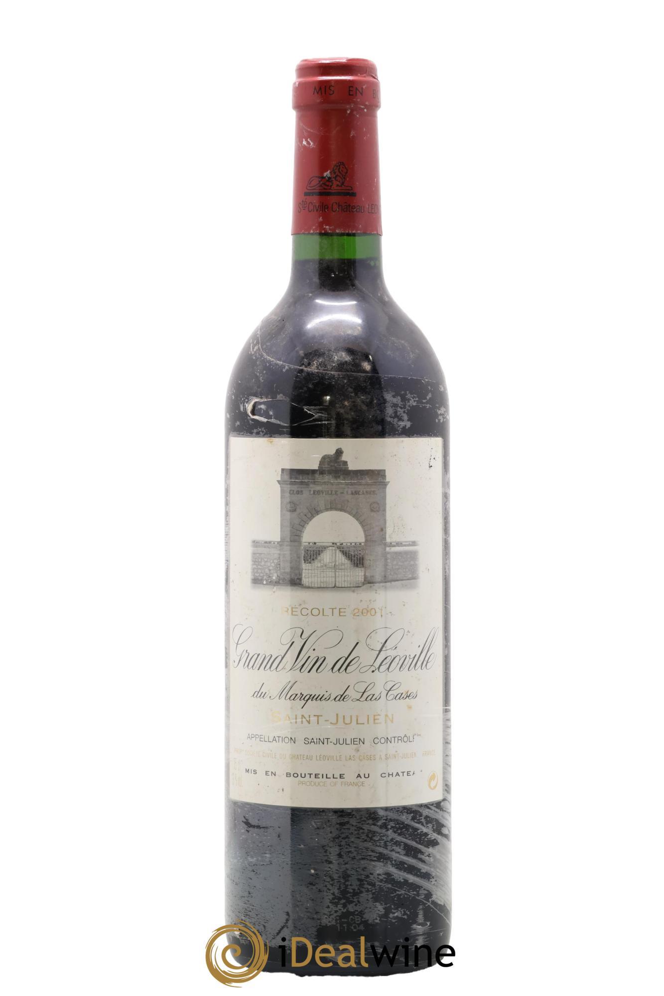Château Léoville Las Cases 2ème Grand Cru Classé 2001 - Lot de 1 bouteille - 0