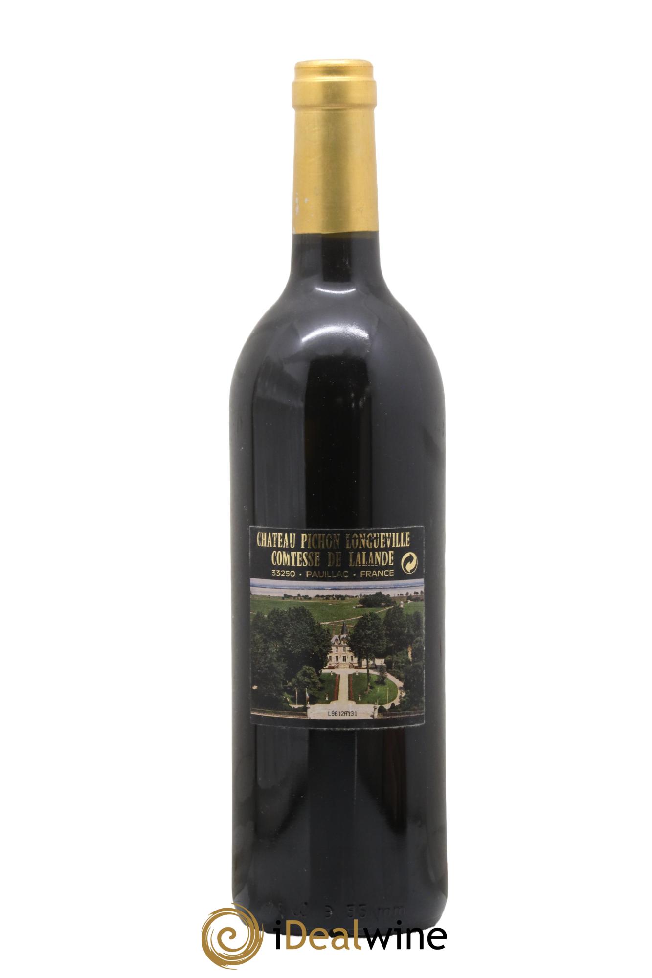 Château Pichon Longueville Comtesse de Lalande 2ème Grand Cru Classé 1996 - Lot de 1 bouteille - 1