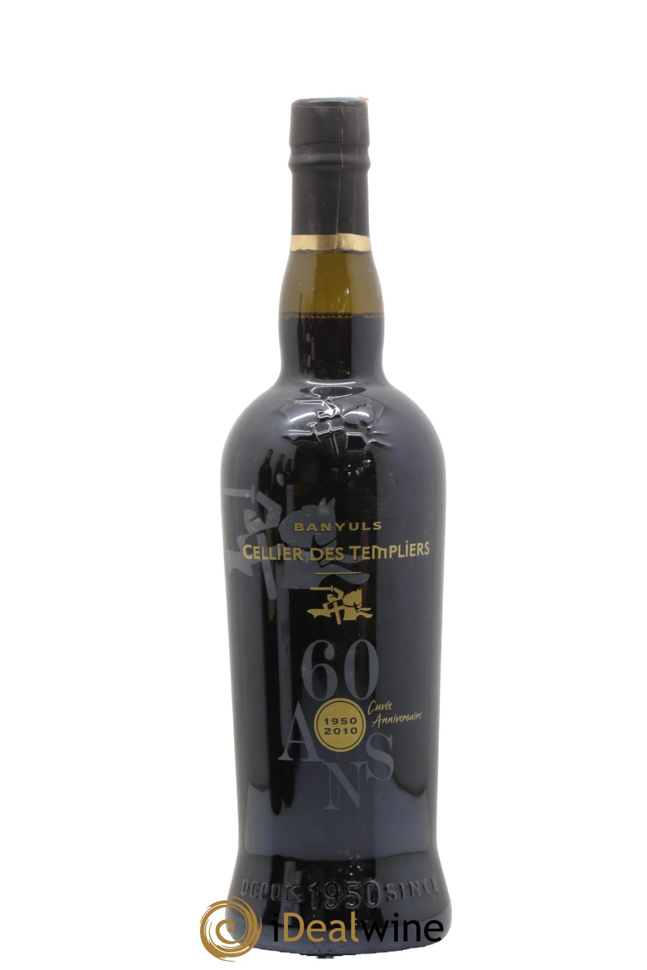 Banyuls Cuvée Anniversaire 60 ans Cellier des Templiers 2010 - Lot de 1 bouteille - 0