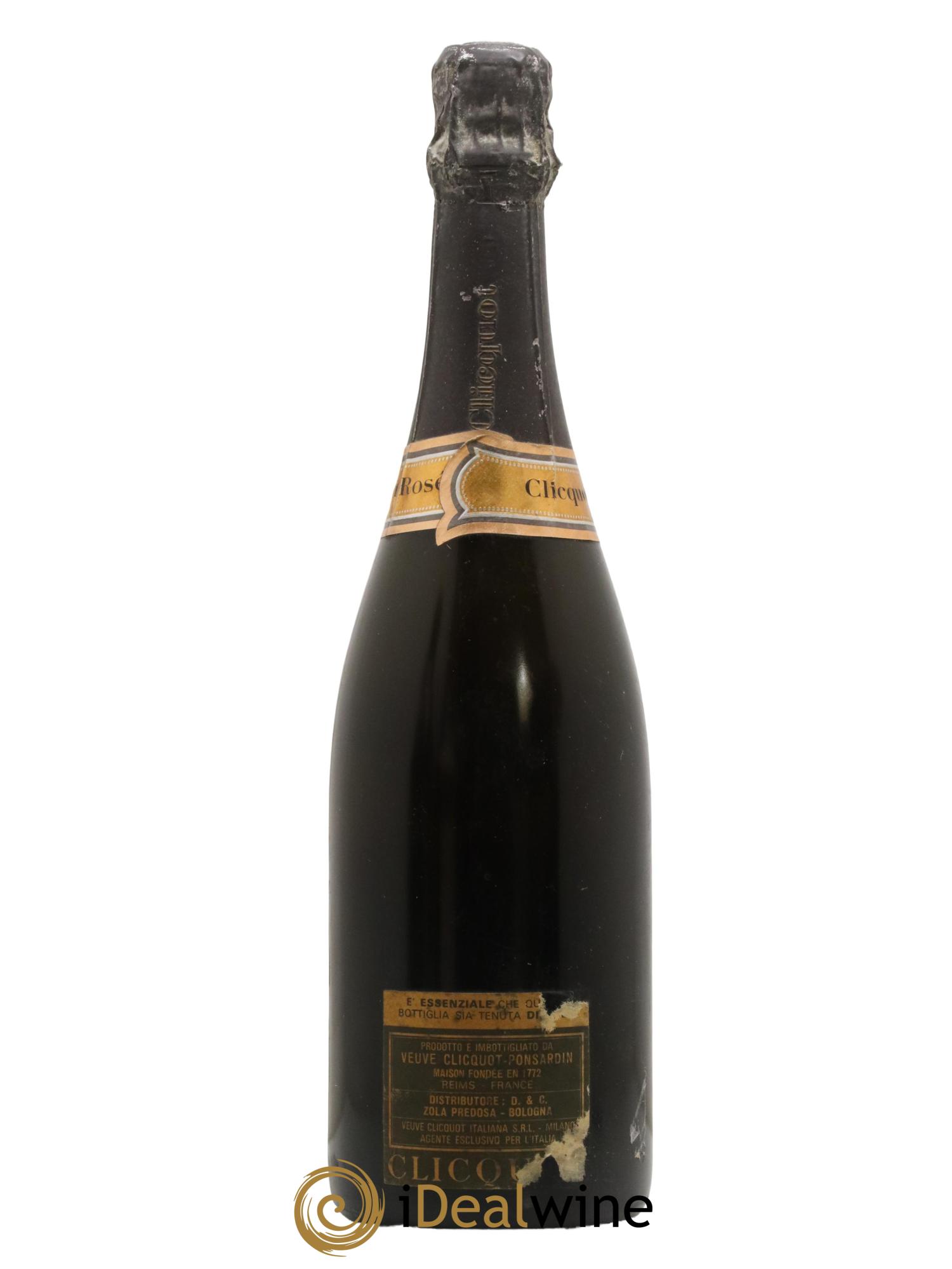 Vintage Rosé Veuve Clicquot  1975 - Lot of 1 bottle - 1