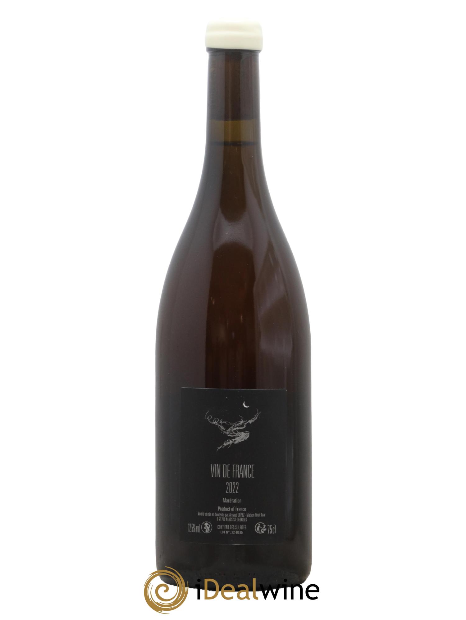 Vin de France Pinot Blanc Domaine Arnaud Lopez 2022 - Lot de 1 bouteille - 1