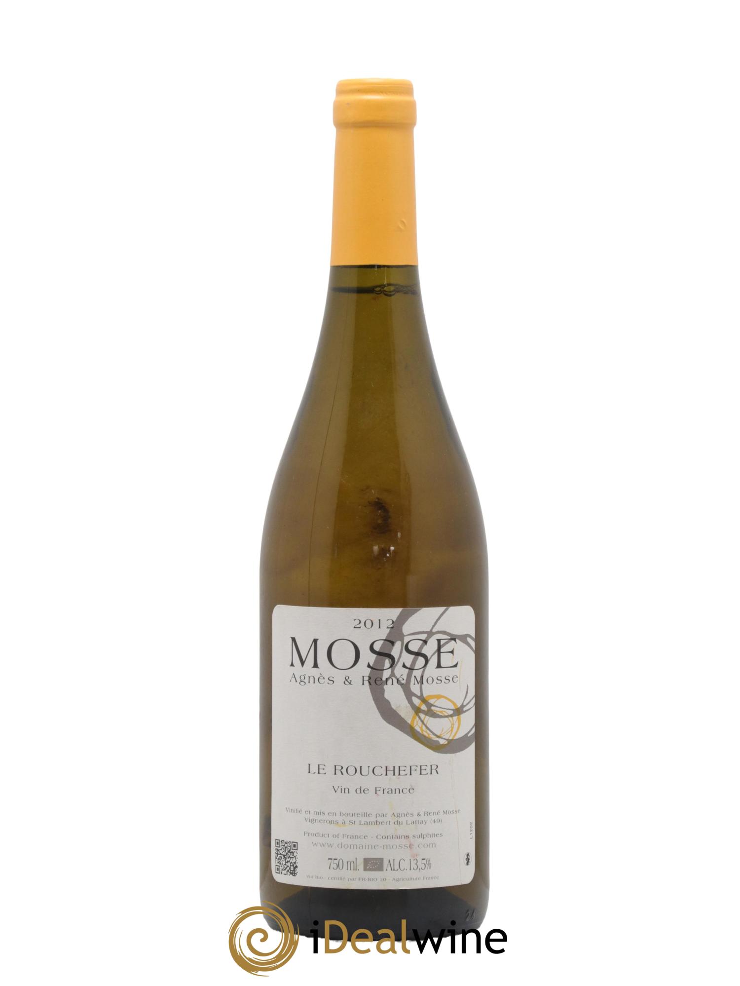 Vin de France Le Rouchefer Domaine Mosse 2012 - Posten von 1 Flasche - 0