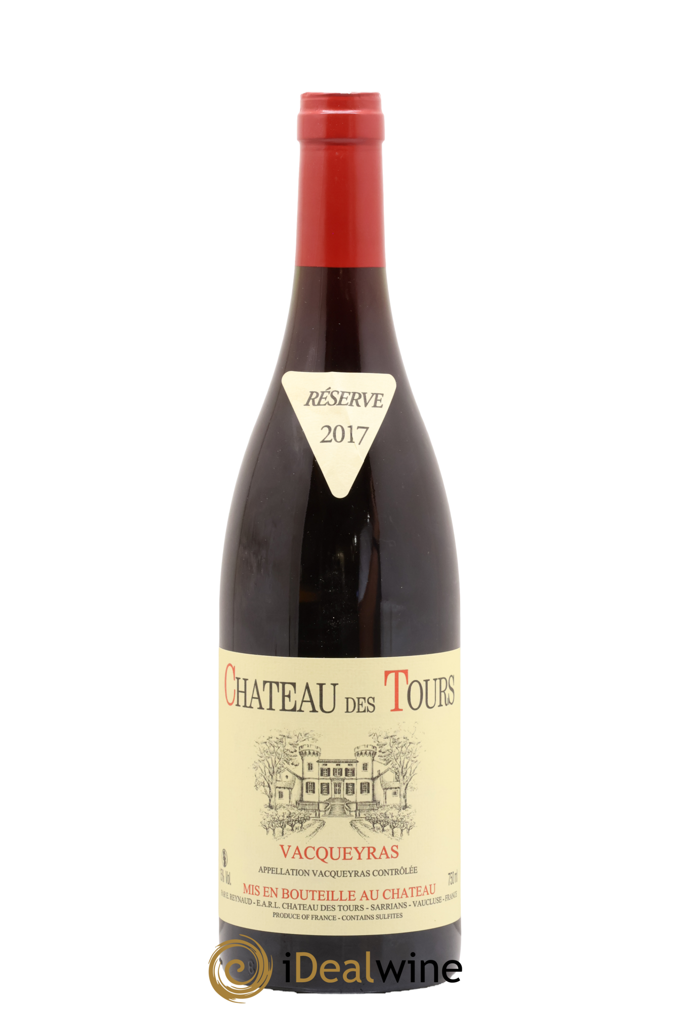 Vacqueyras Château des Tours Emmanuel Reynaud 2017 - Lotto di 1 bottiglia - 0