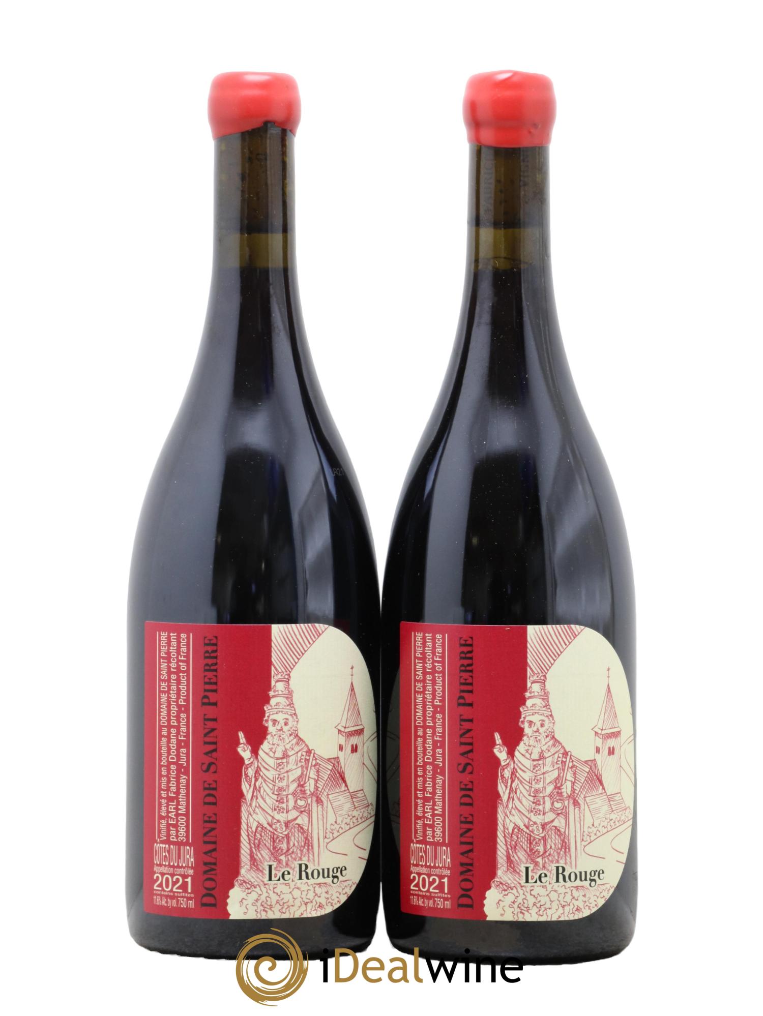 Arbois Le Rouge Saint-Pierre (Domaine) Fabrice Dodane 2021 - Lot de 2 bouteilles - 0