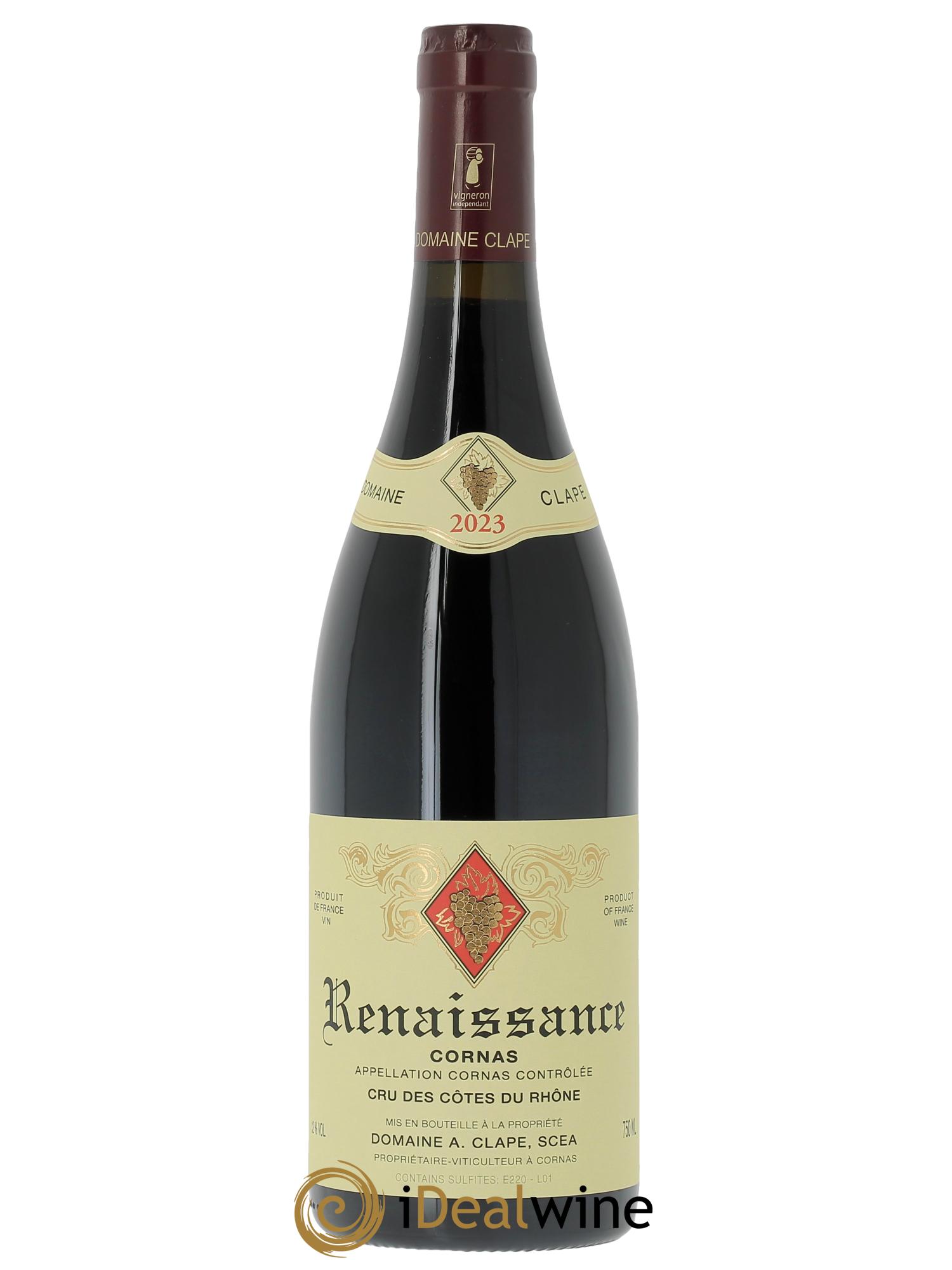 Cornas Renaissance Auguste Clape 2023 - Lot de 1 bouteille - 0