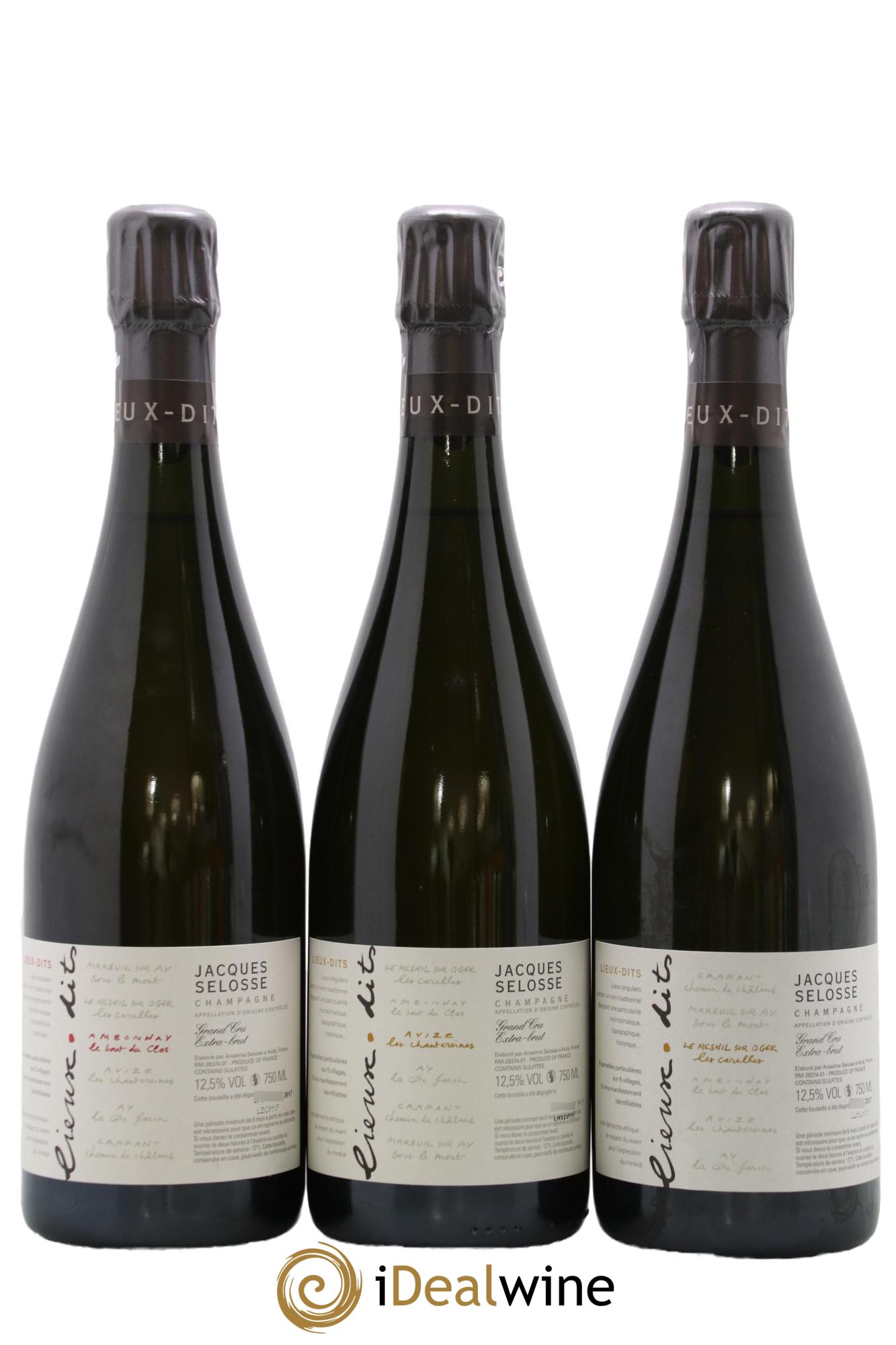 Caisse Collection Lieux-dits Jacques Selosse - Lot of 6 bottles - 2