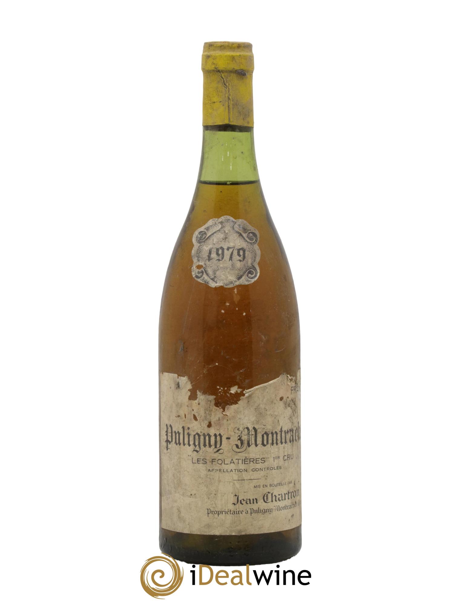Puligny-Montrachet 1er Cru Folatières Jean Chartron (Domaine) 1979 - Lot de 1 bouteille - 0