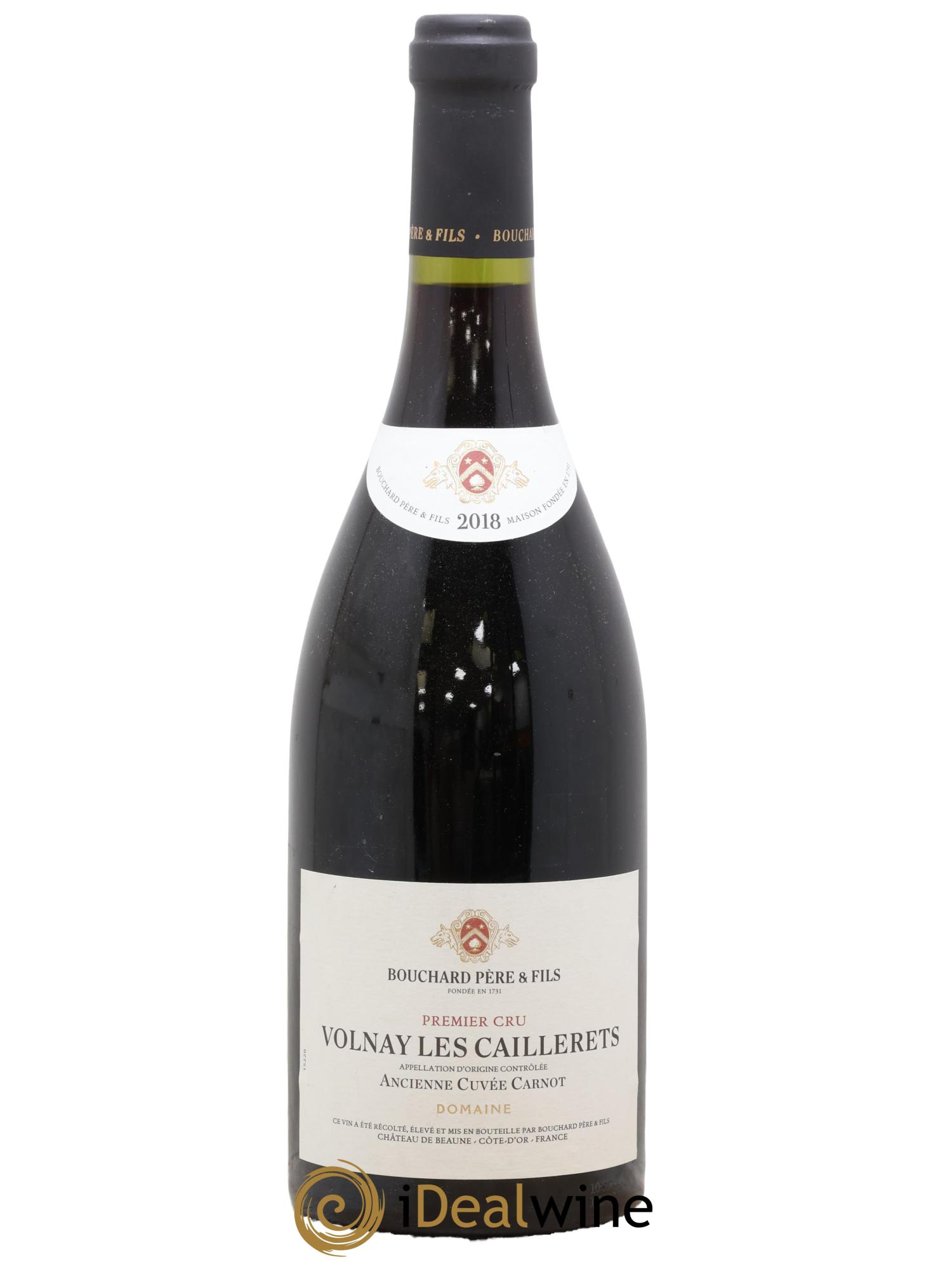 Volnay 1er Cru Caillerets - Ancienne Cuvée Carnot Bouchard Père & Fils 2018 - Lot de 1 bouteille - 0