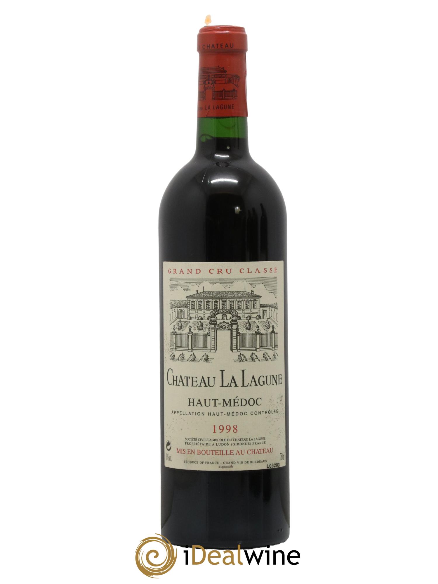 Château la Lagune 3ème Grand Cru Classé 1998 - Lot de 1 bouteille - 0