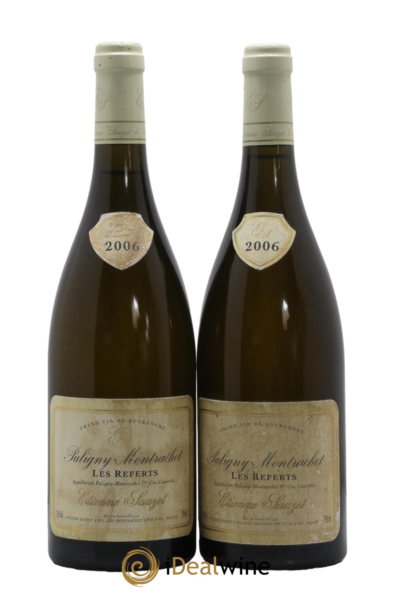 Puligny-Montrachet 1er Cru Les Referts Etienne Sauzet 2006 - Lot de 2 bouteilles - 0