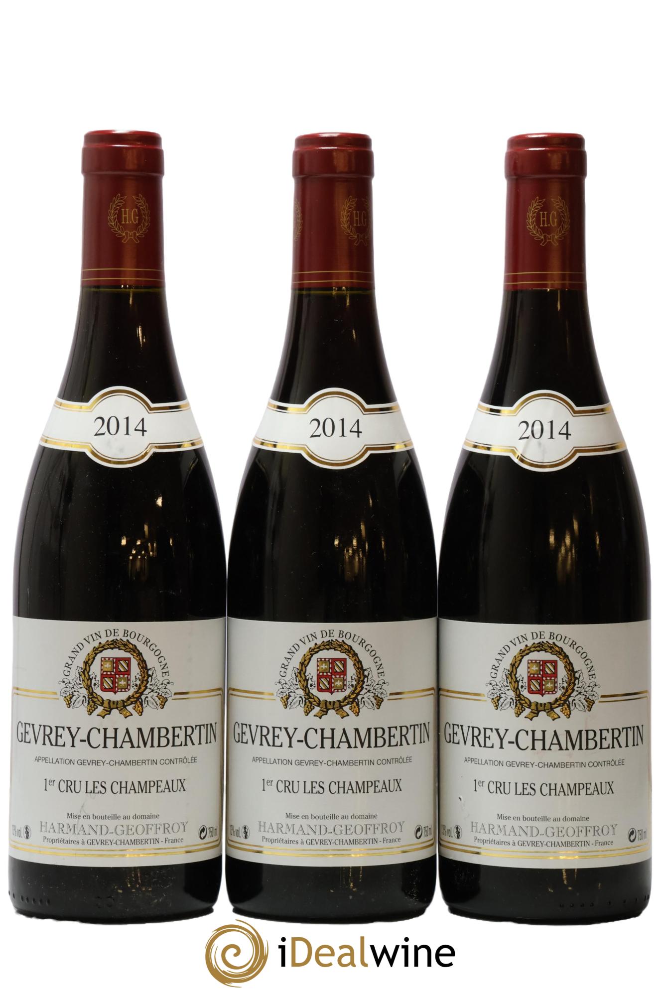 Gevrey-Chambertin 1er Cru Les Champeaux Harmand-Geoffroy (Domaine) 2014 - Lot de 3 bouteilles - 0