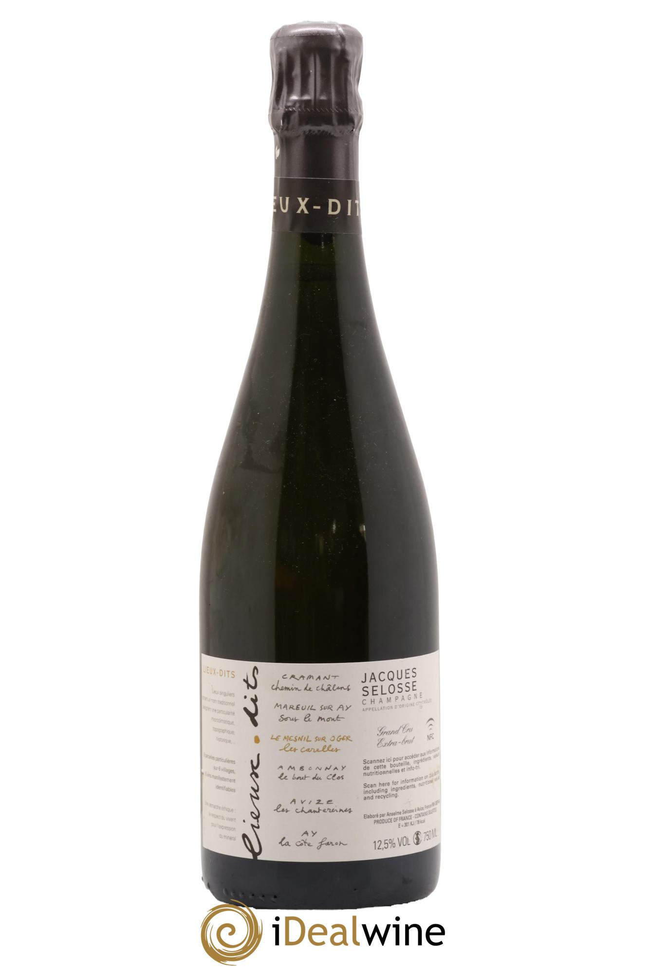 Les Carelles Blanc de Blancs Jacques Selosse - Posten von 1 Flasche - 0