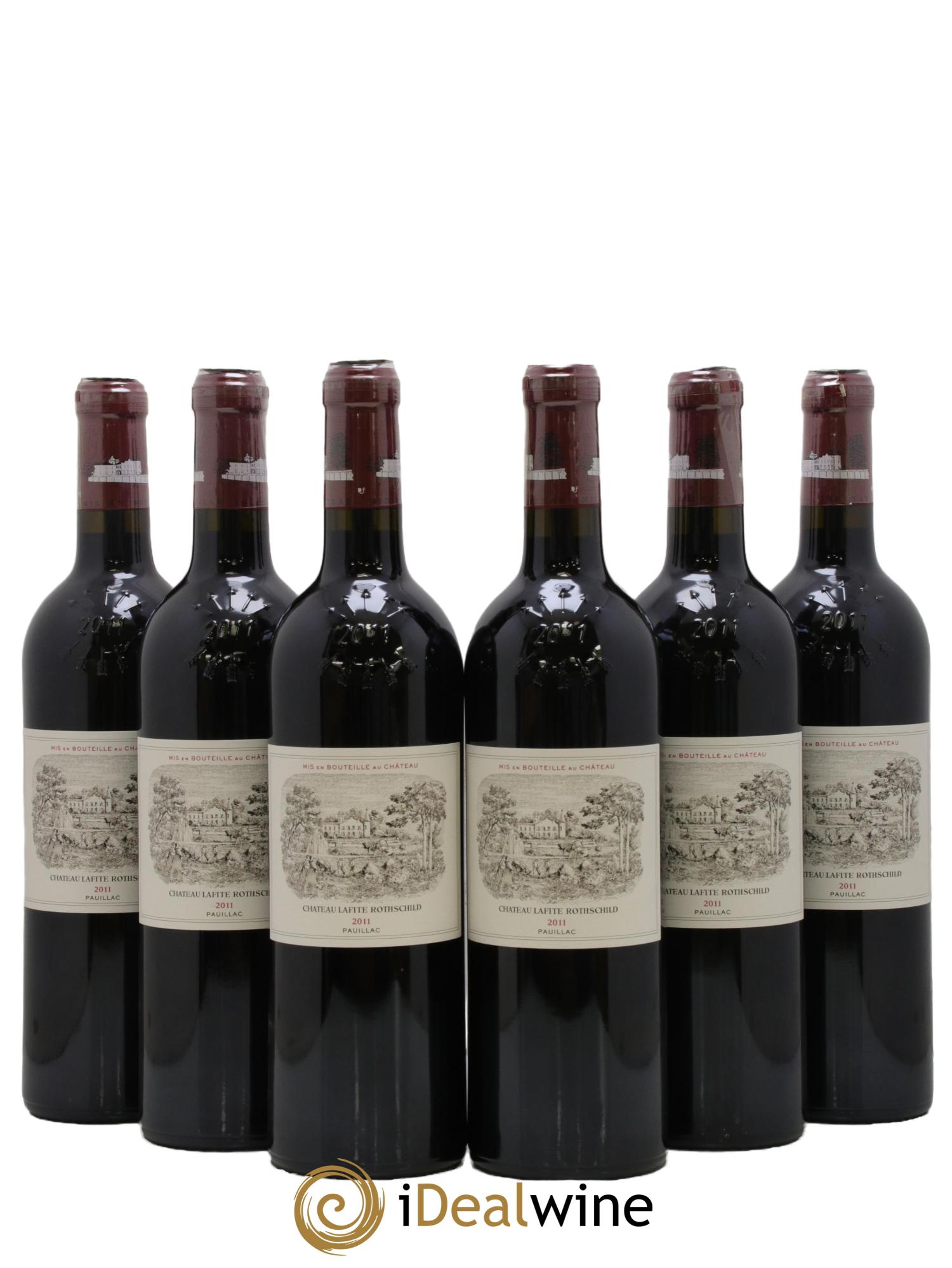 Château Lafite Rothschild 1er Grand Cru Classé 2011 - Lot of 6 bottles - 0