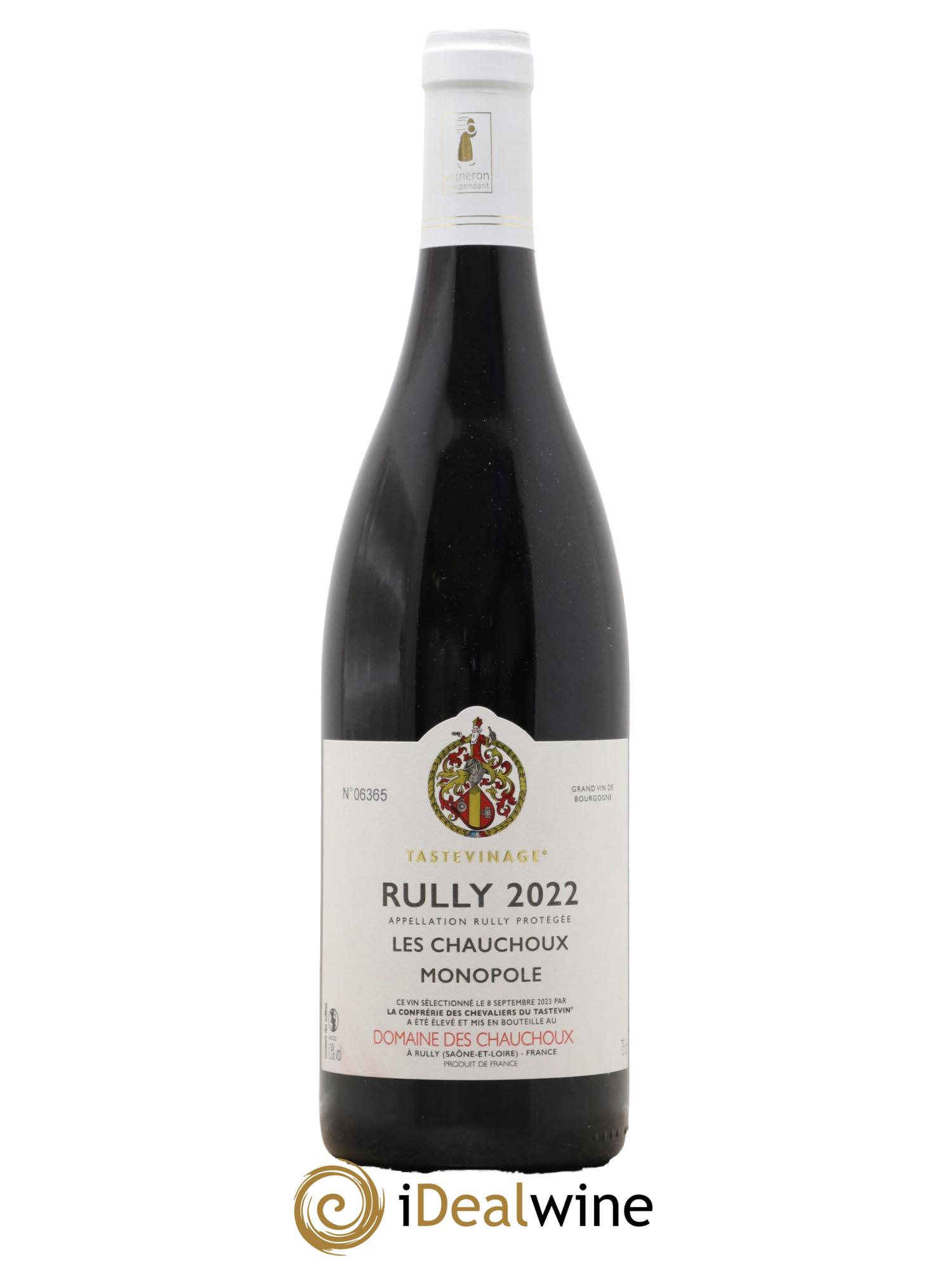Rully Les Chauchoux Monopole Domaine des Chauchoux 2022 - Lot de 1 bouteille - 0