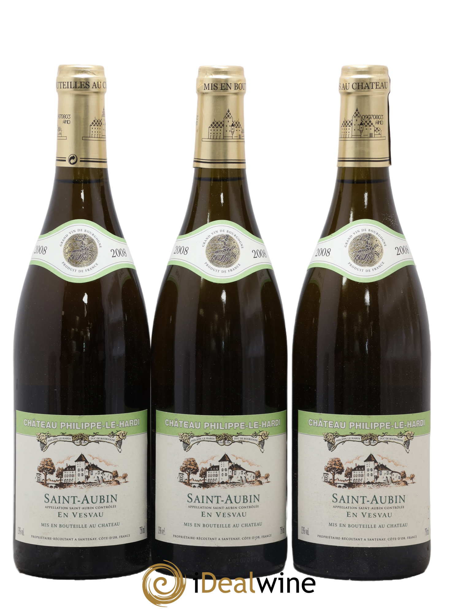 Saint-Aubin En Vesvau Philippe Le Hardi 2008 - Posten von 3 Flaschen - 0