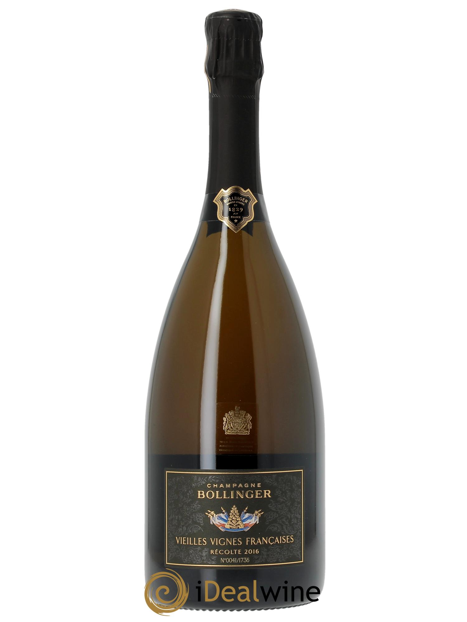 Brut Vieilles Vignes Françaises Bollinger 2016 - Lot de 1 bouteille - 1