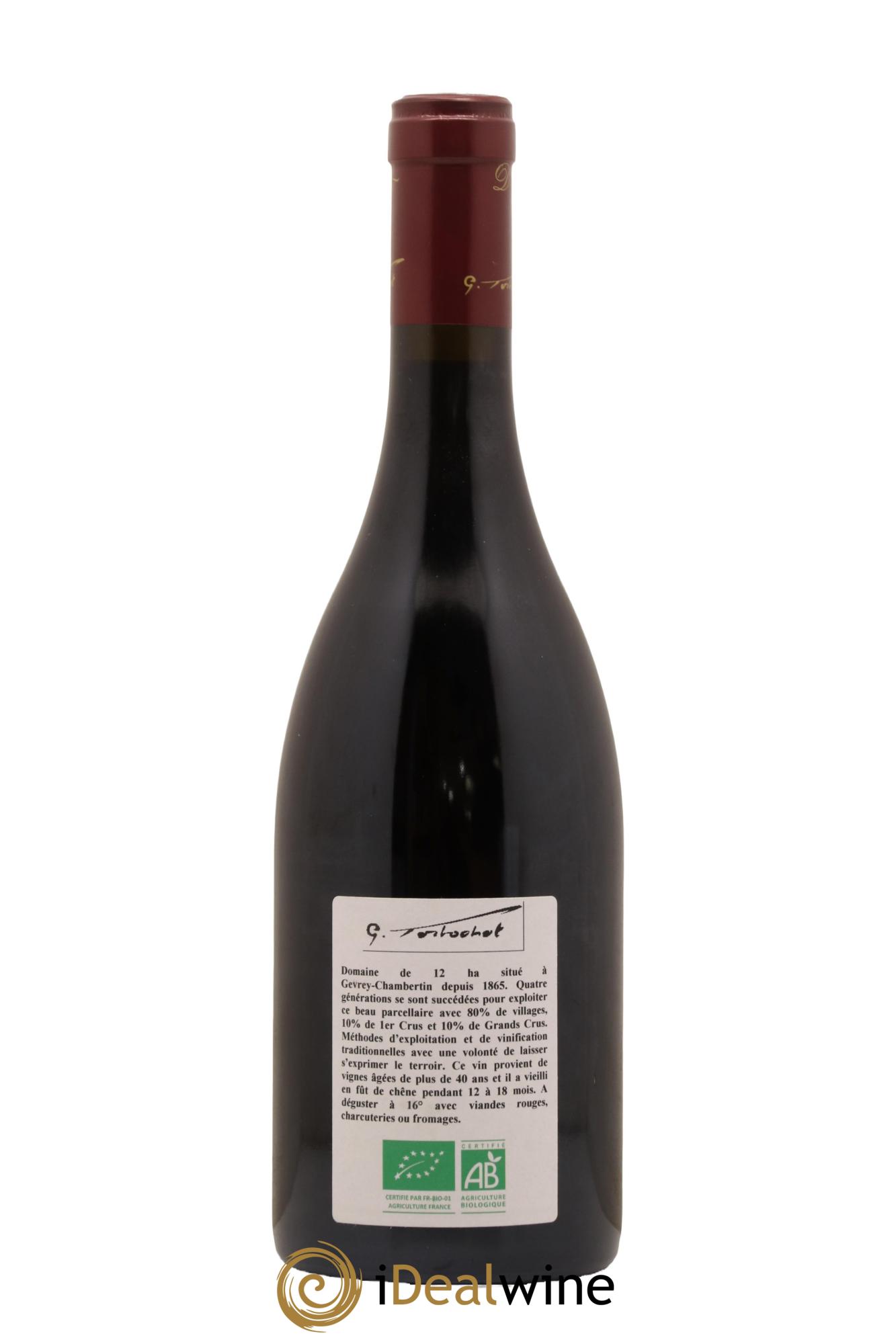 Clos de Vougeot Grand Cru Tortochot (Domaine) 2020 - Lot de 1 bouteille - 1
