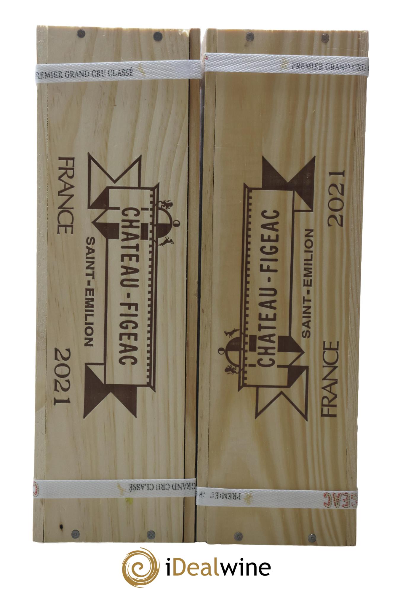 Château Figeac 1er Grand Cru Classé A 2021 - Posten von 2 Flaschen - 2