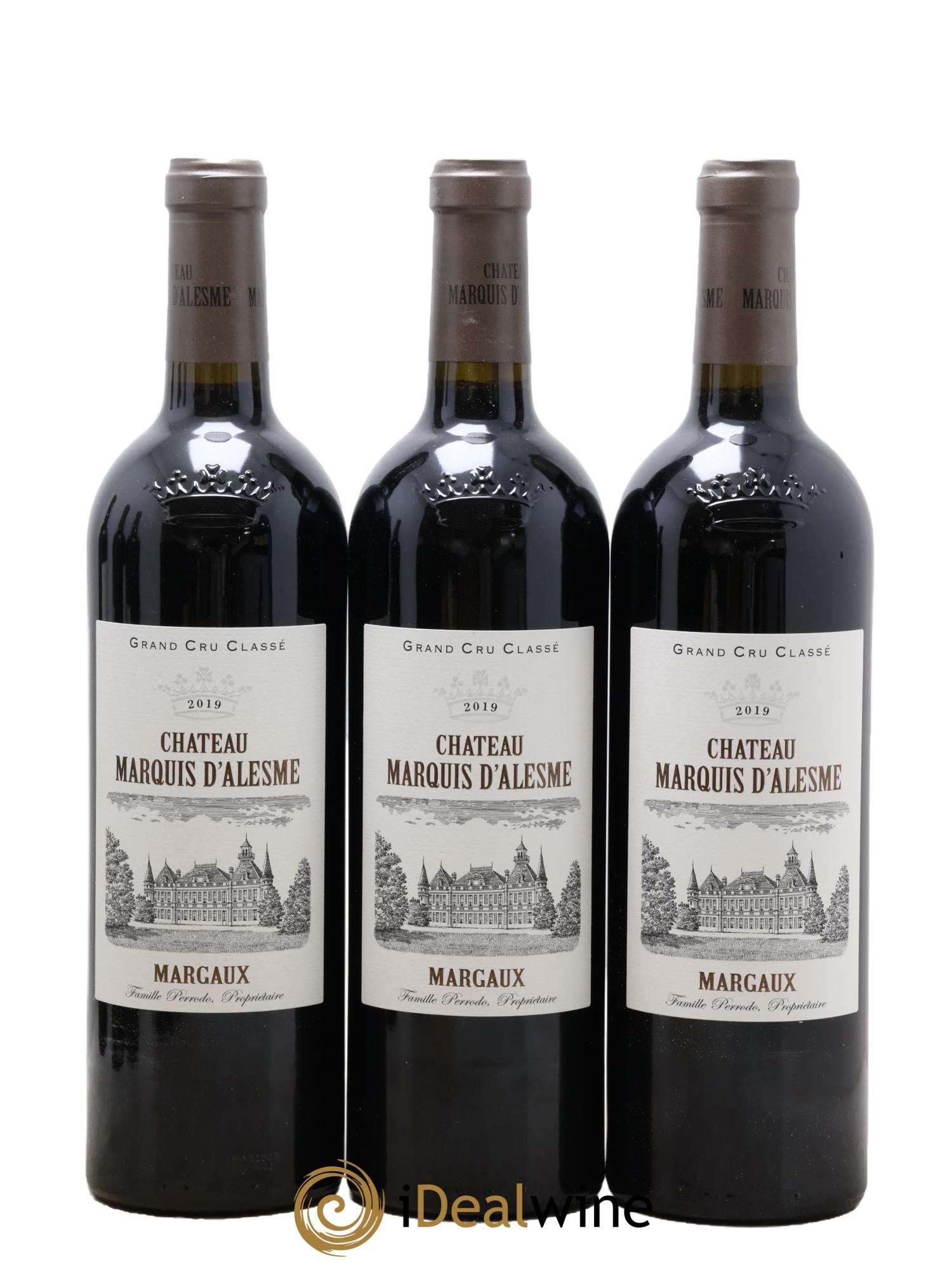 Château Marquis d'Alesme Becker 3ème Grand Cru Classé 2019 - Lot de 6 bouteilles - 1