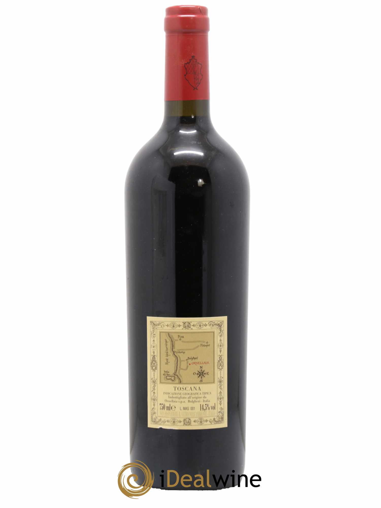 Toscana IGT Tenuta Dell'Ornellaia Masseto Frescobaldi  1998 - Lot of 1 bottle - 1