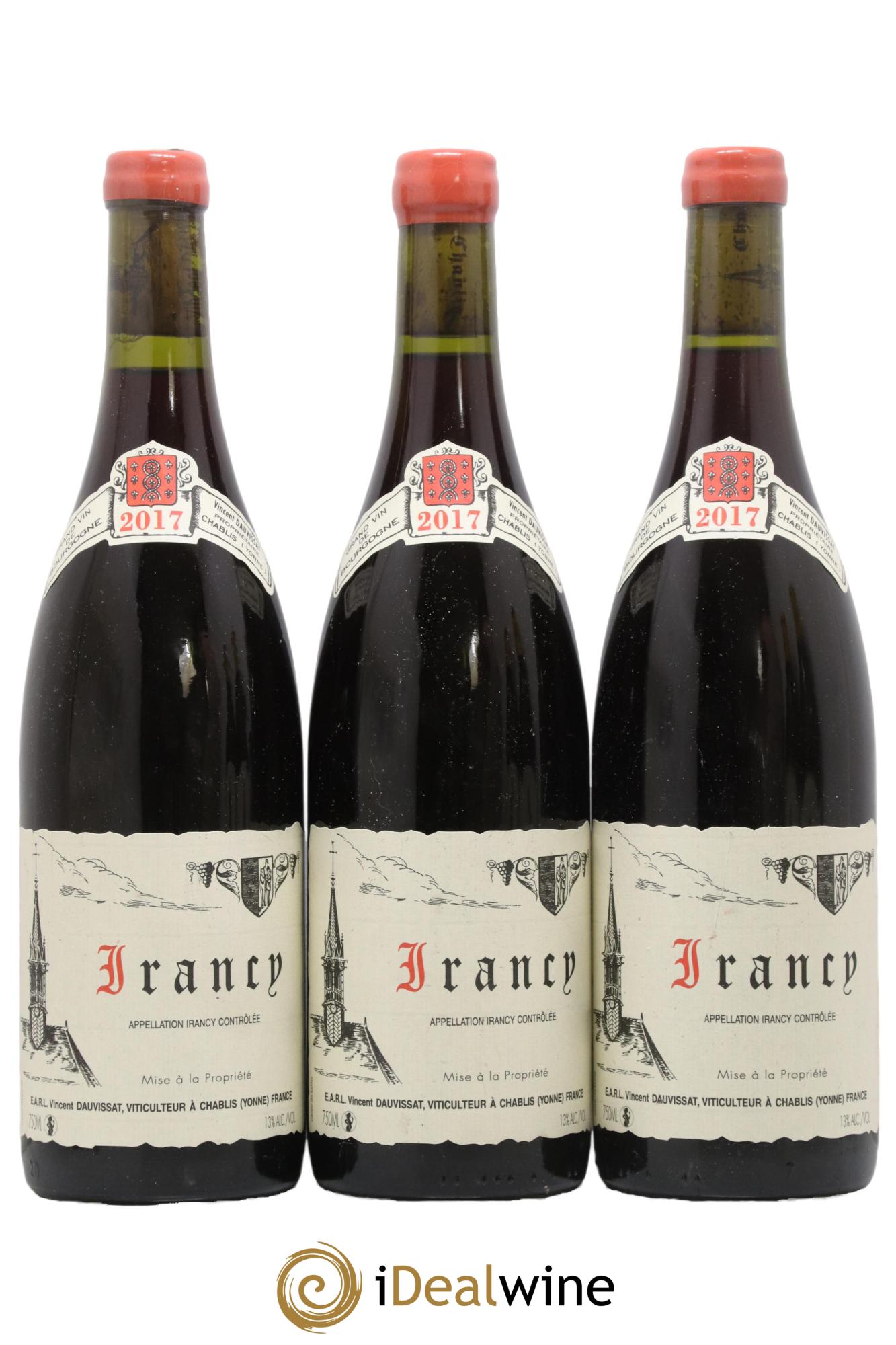 Irancy Vincent Dauvissat (Domaine) 2017 - Lot de 3 bouteilles - 0
