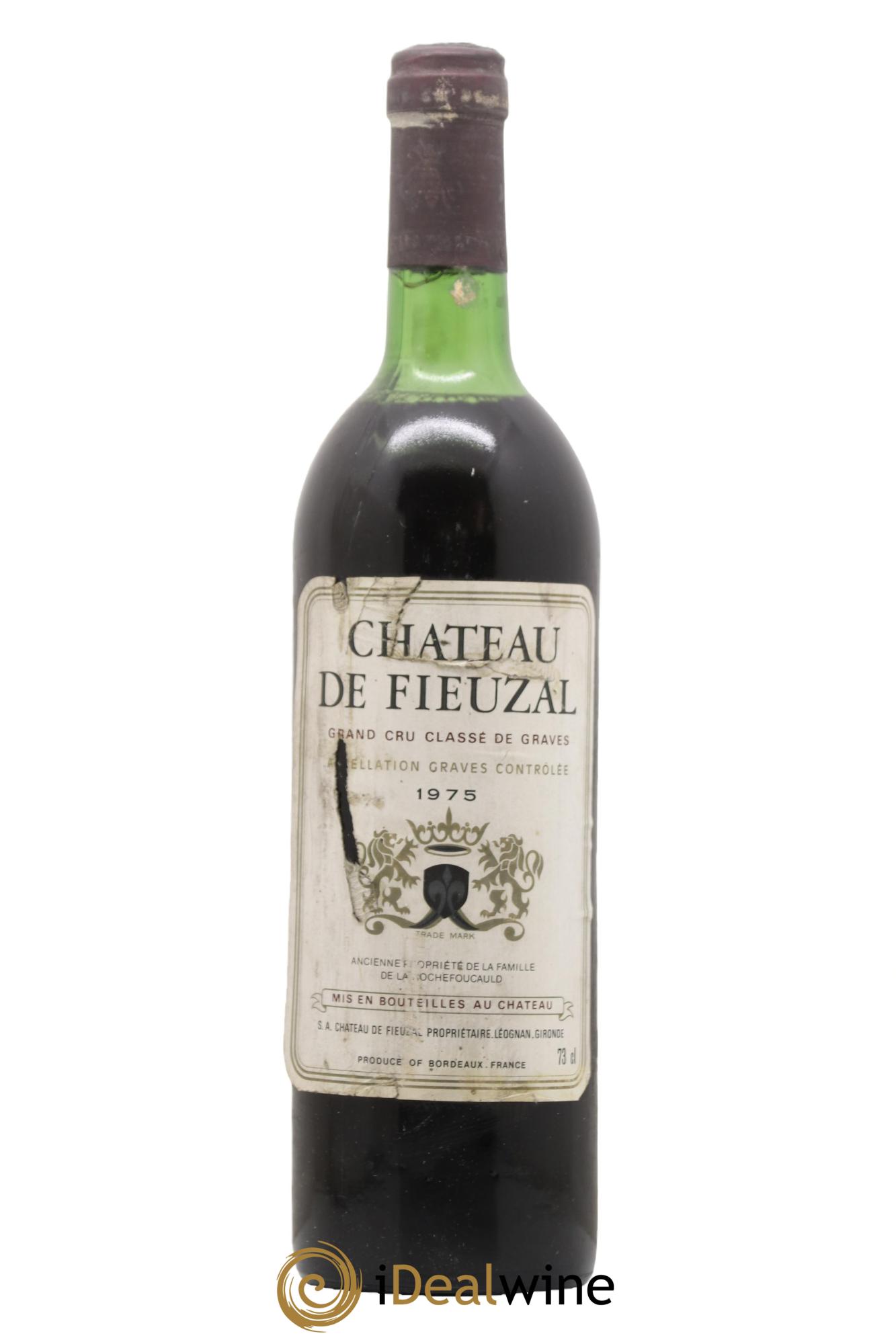 Château de Fieuzal Cru Classé de Graves 1975 - Lot de 1 bouteille - 0