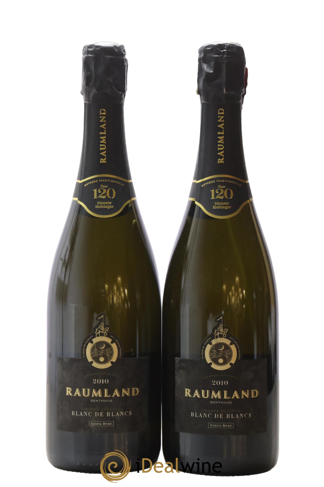 Allemagne Extra-Brut Pinot Blanc Grande Réserve Raumland 2010 - Posten von 2 Flaschen - 0